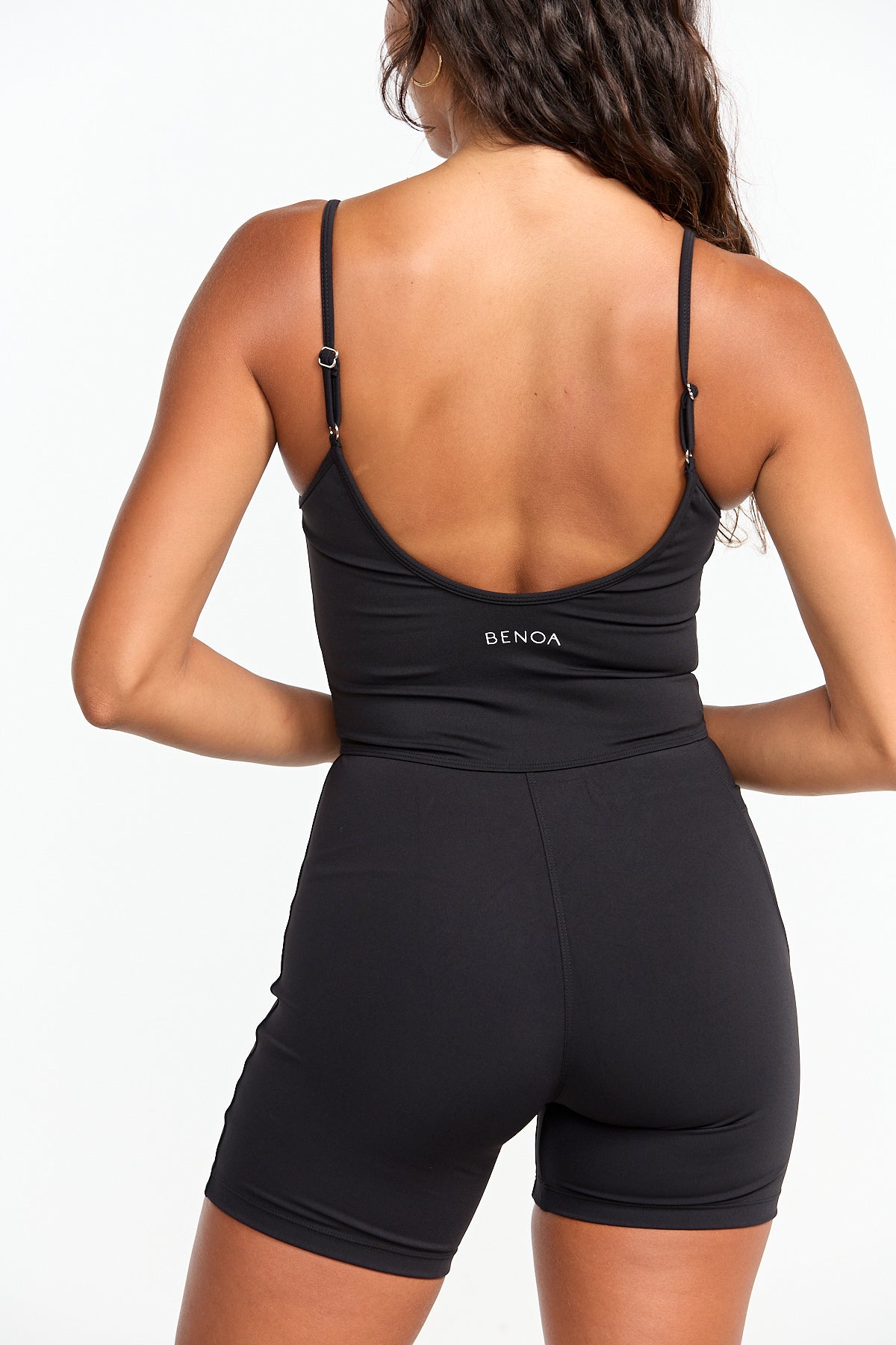 5" Active Romper - Black