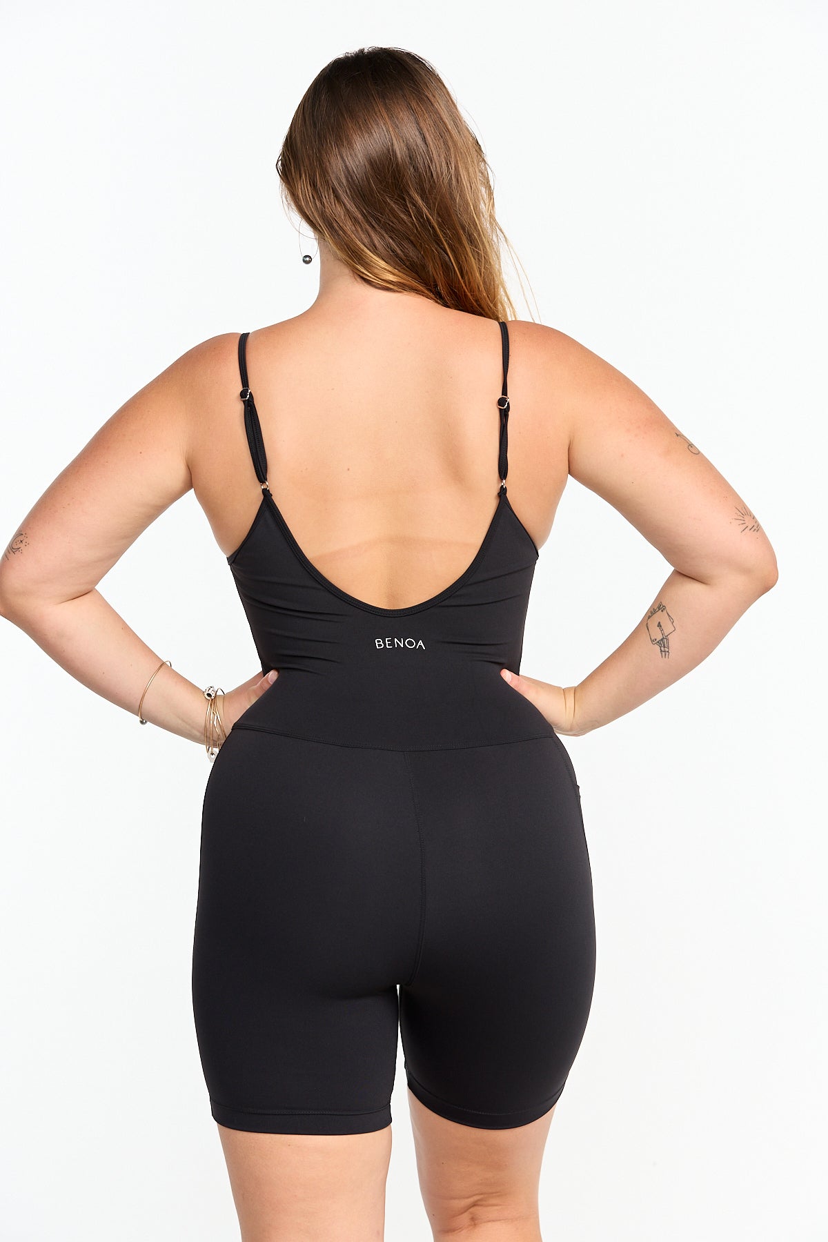 5" Active Romper - Black