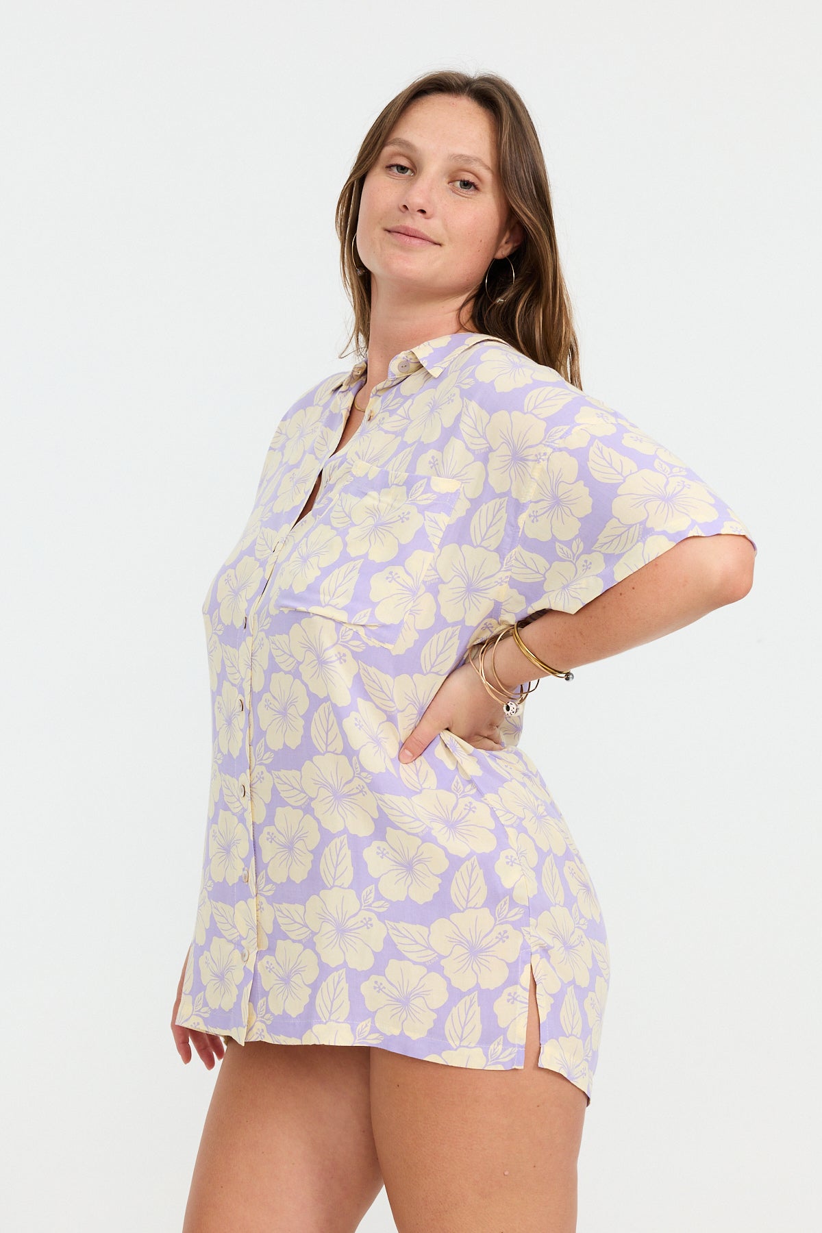 Aloha Shirt Dress - Aokis