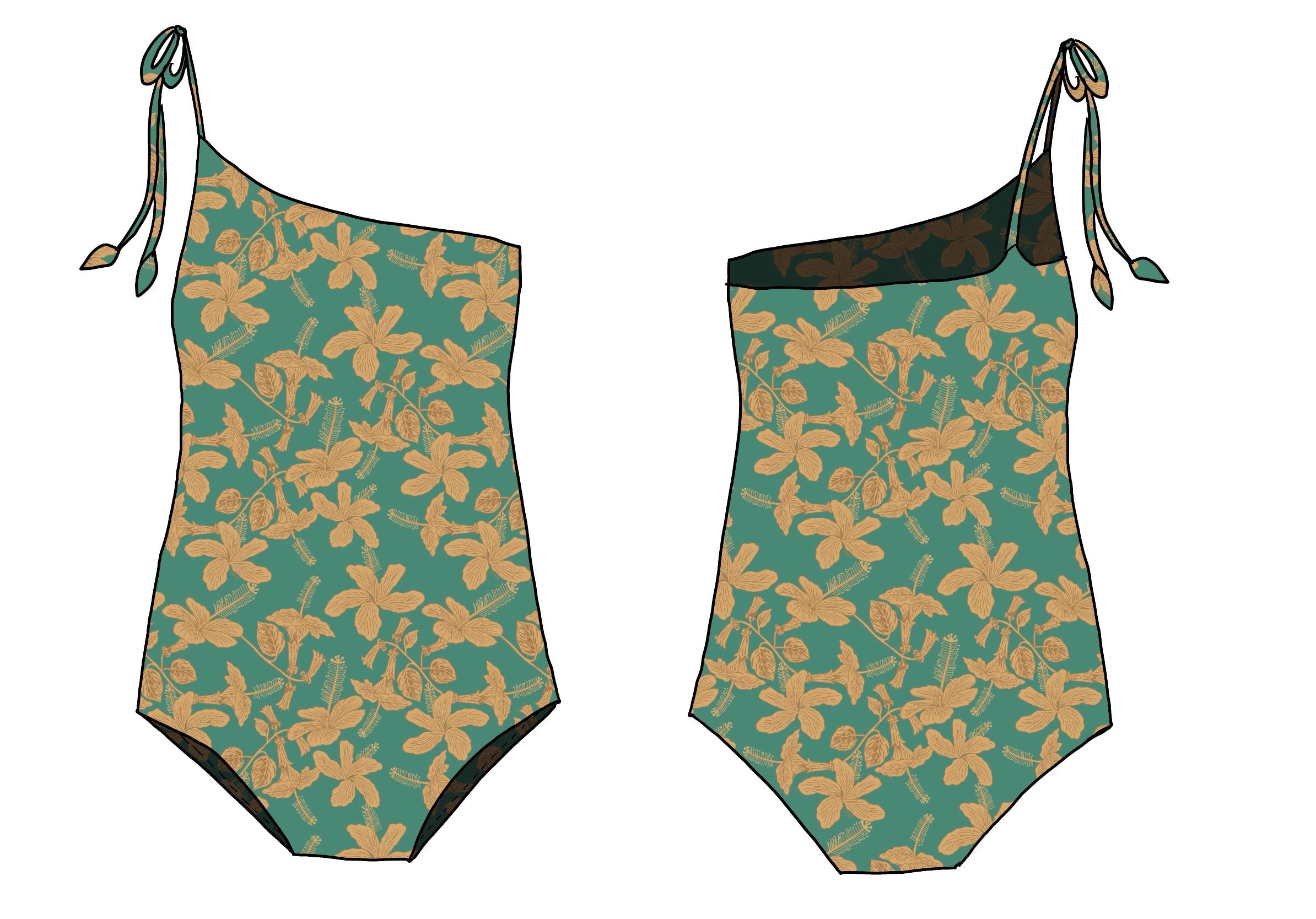 Makaio Curve One Piece - Tropics