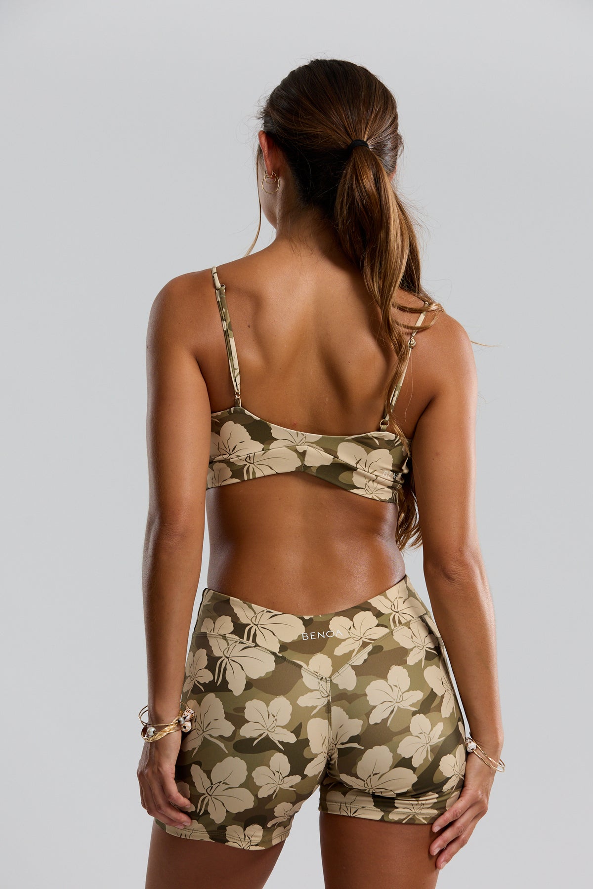 V-Back Active Short - Camo Ginger