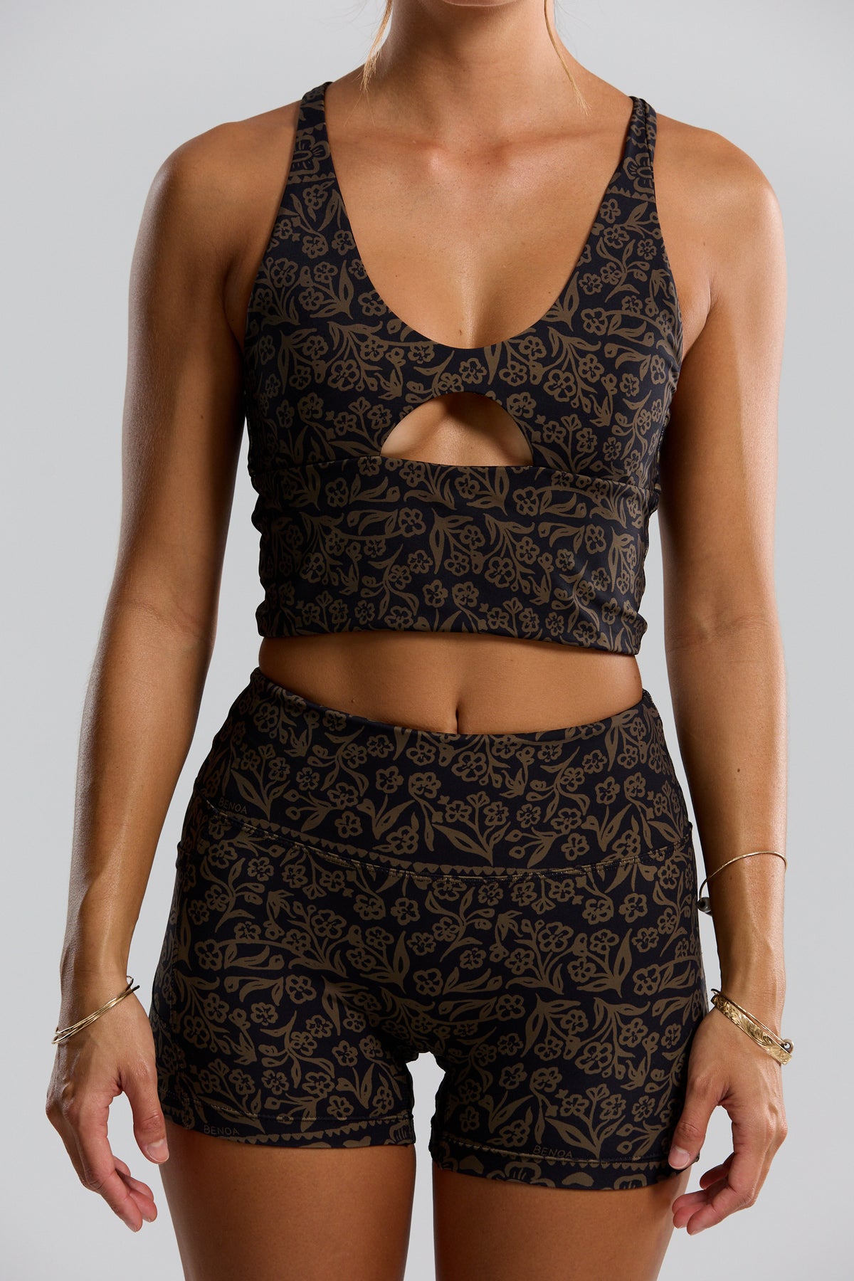 2.5" Booty Short - Brown Batik