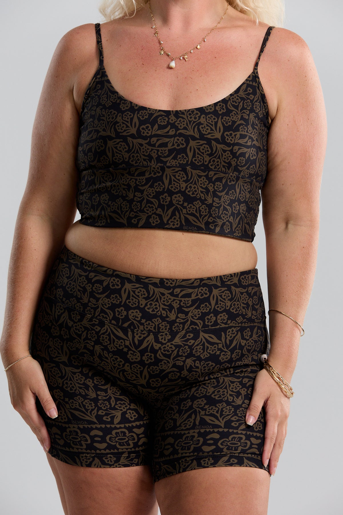 Active Tank - Brown Batik