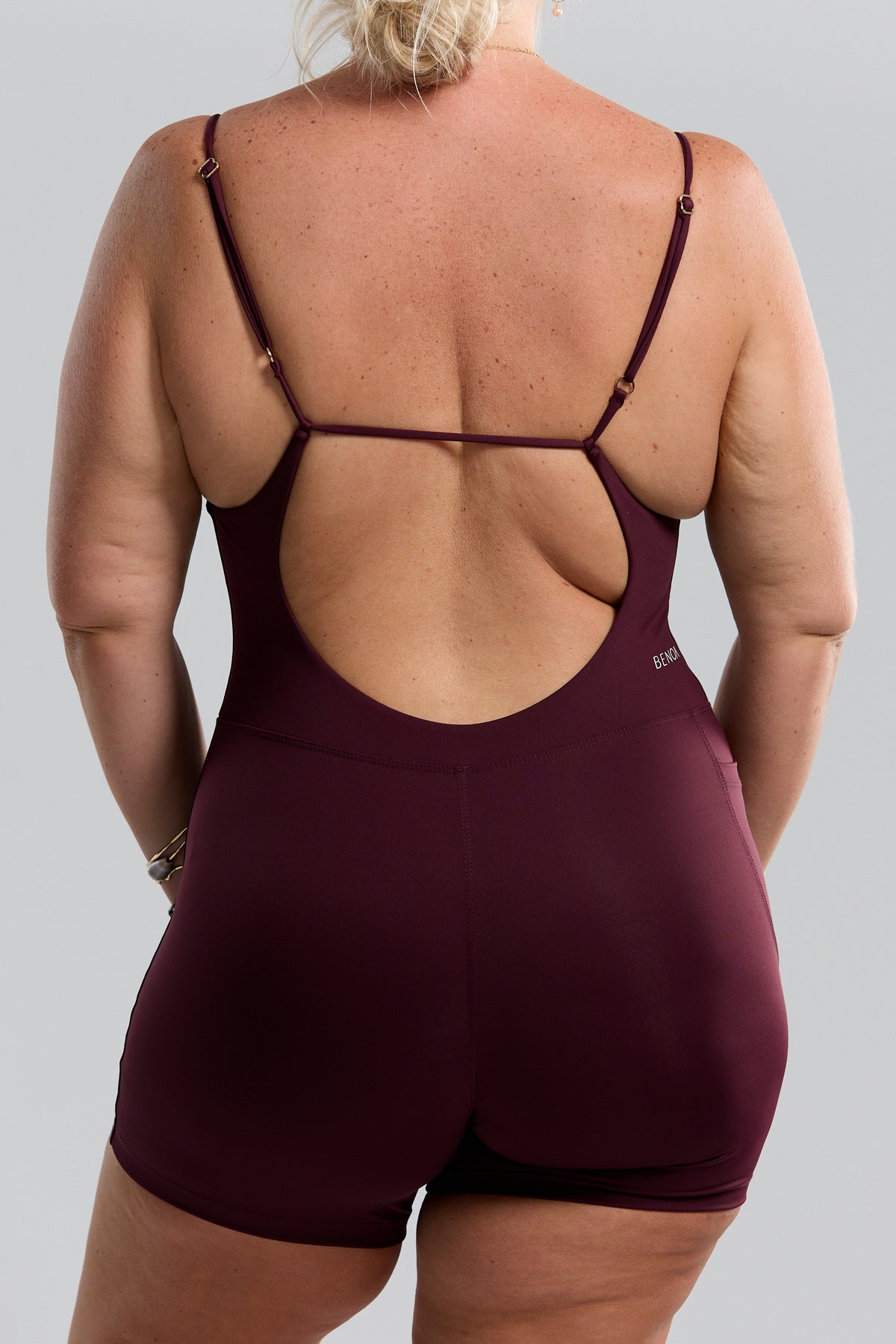 Brynn Active Romper - Plum