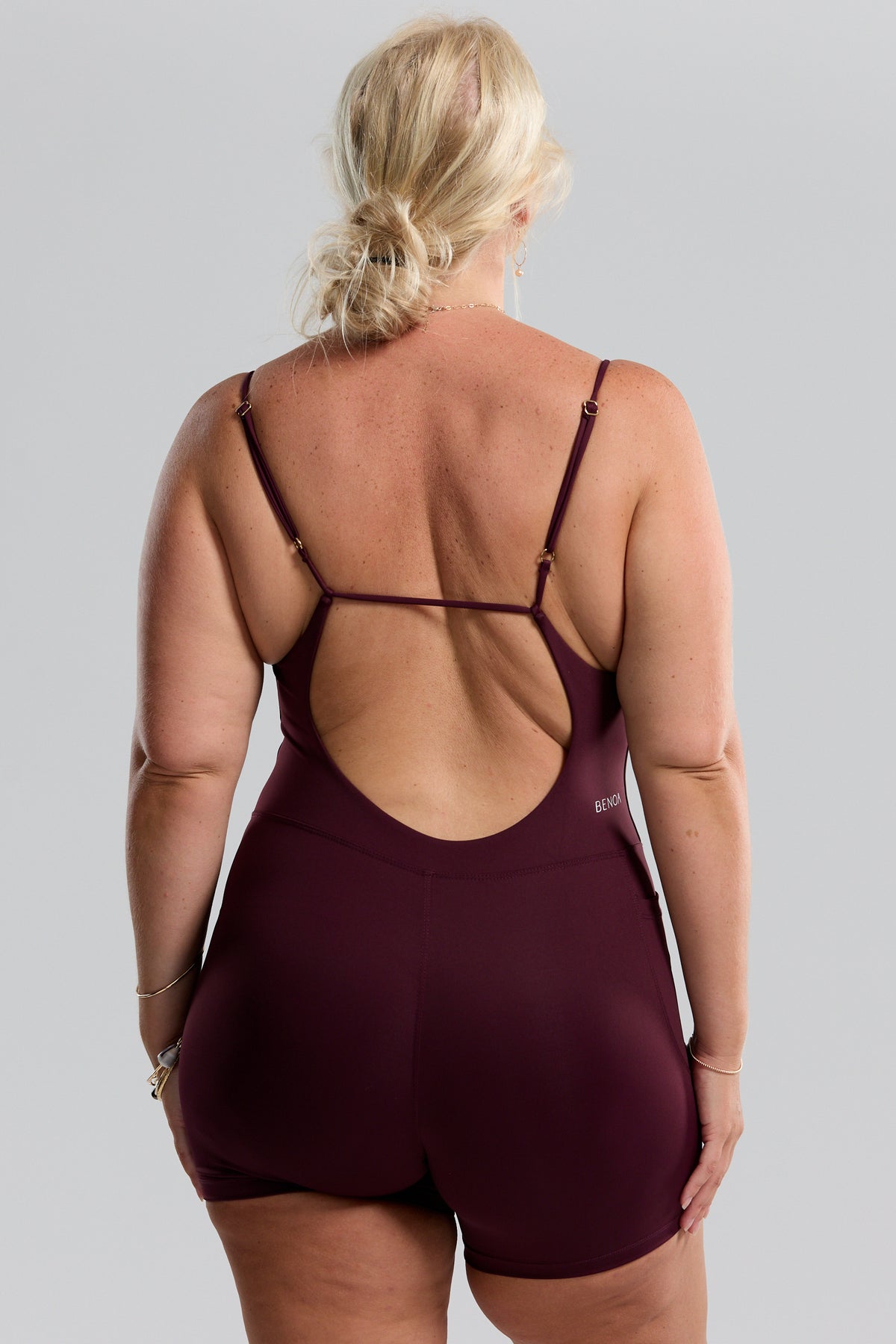 Brynn Active Romper - Plum