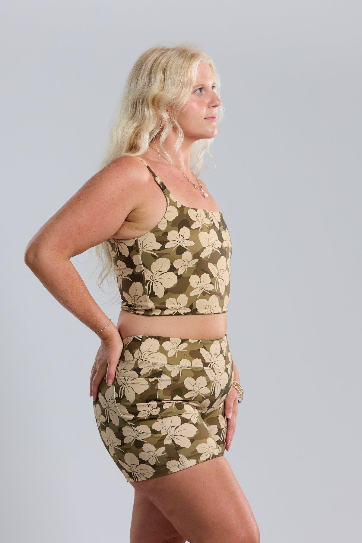 Everywhere Active Tank - Camo Ginger