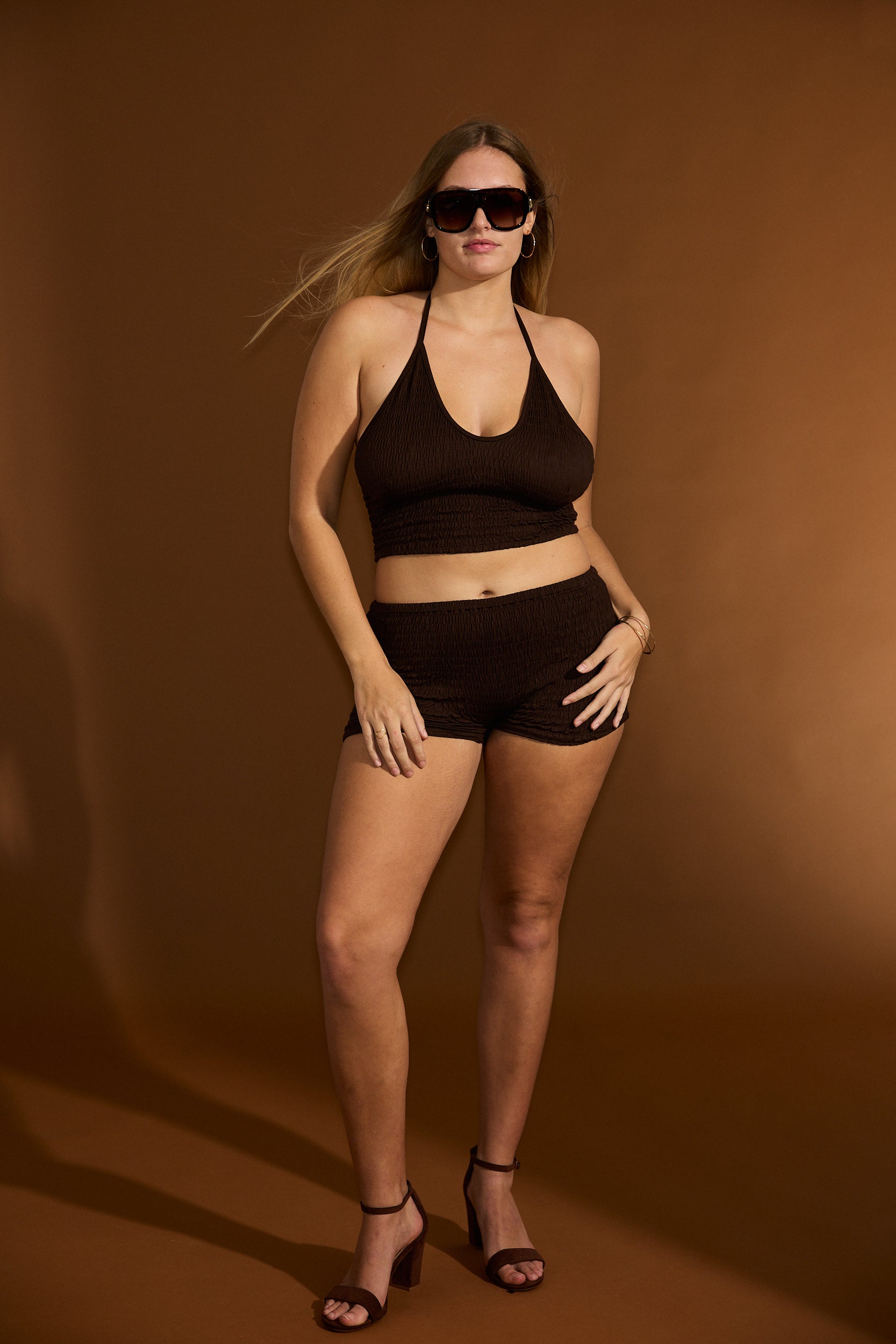 Tanya top - Shaved Chocolate