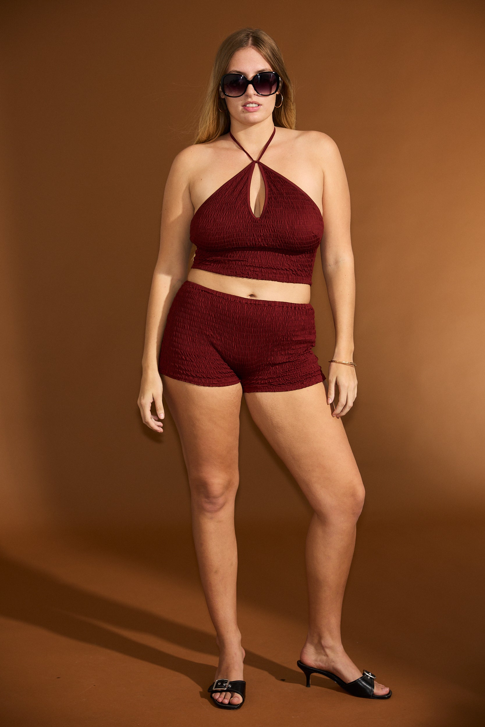 Fabi shorts - Merlot