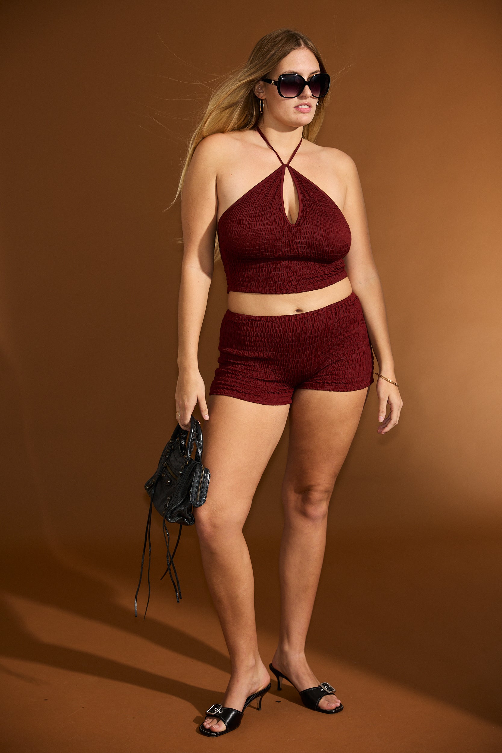 Tanya top - Merlot