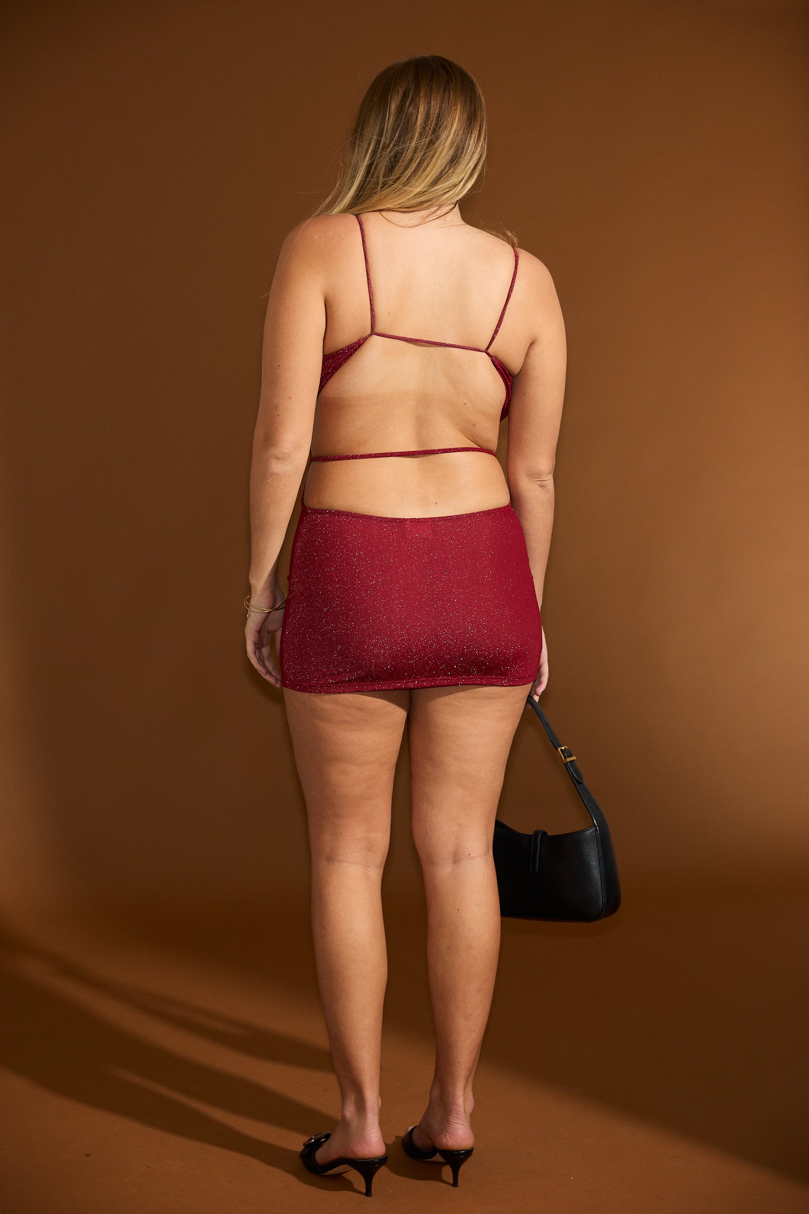 Gabriella Dress - Merlot