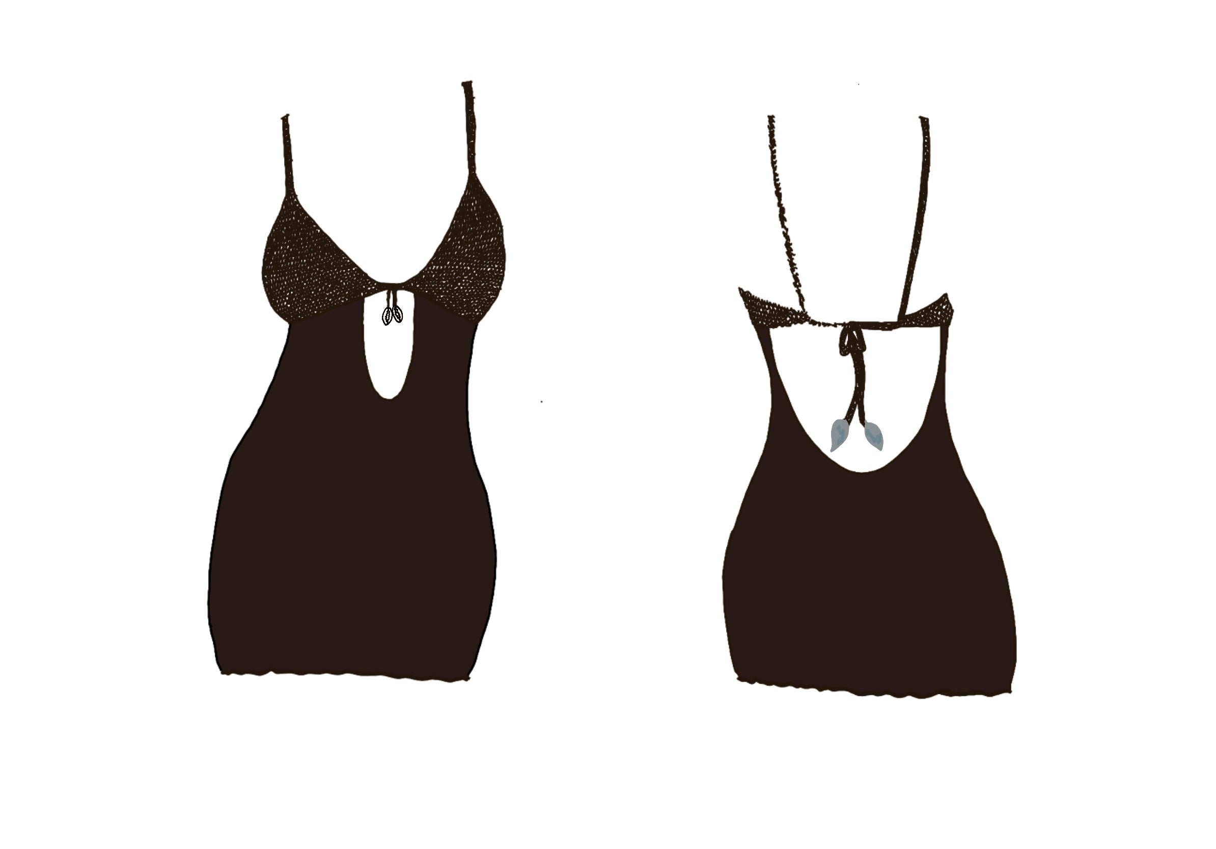 Ariana Dress- Shaved Chocolate