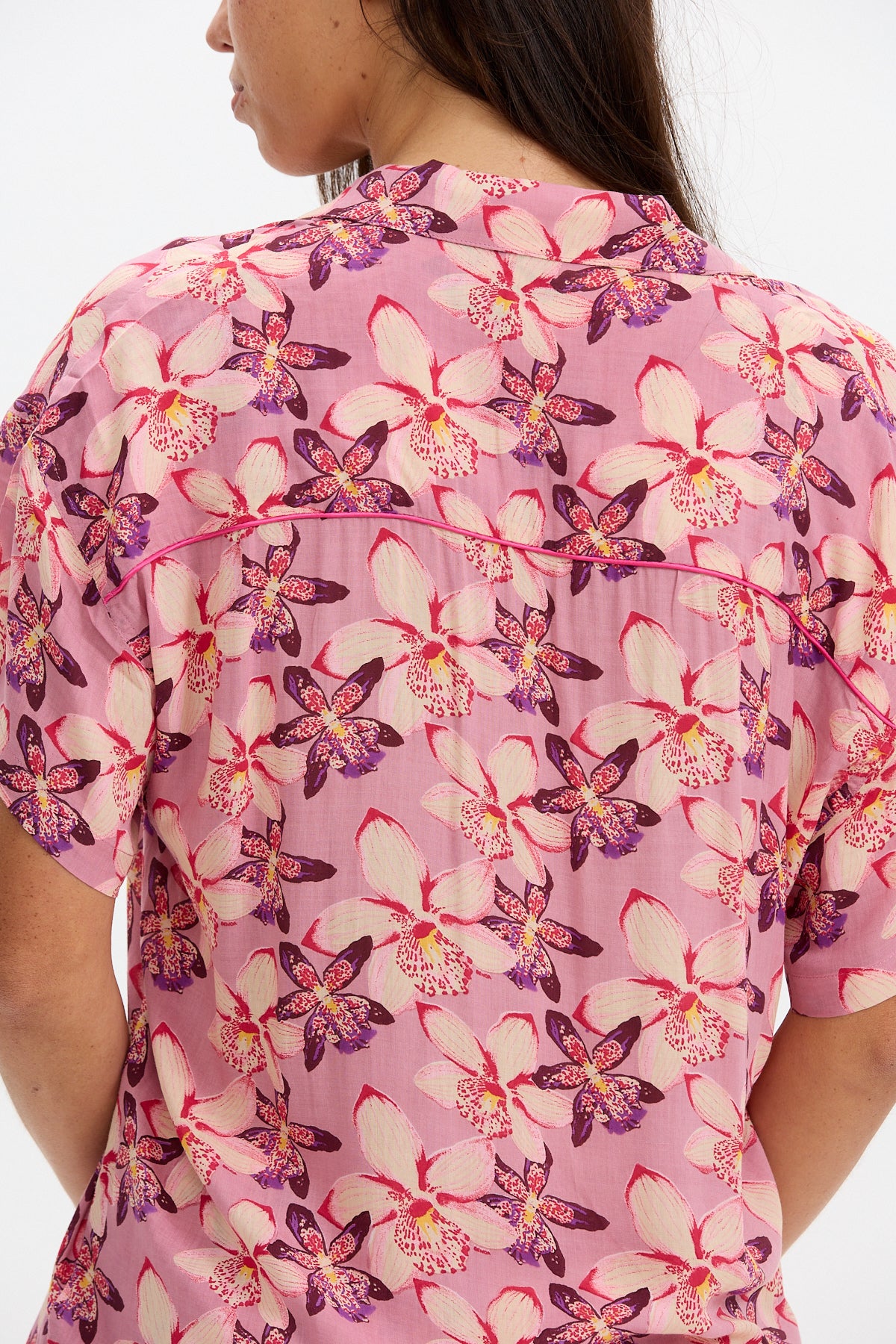 Aloha Shirt Dress - Bloom