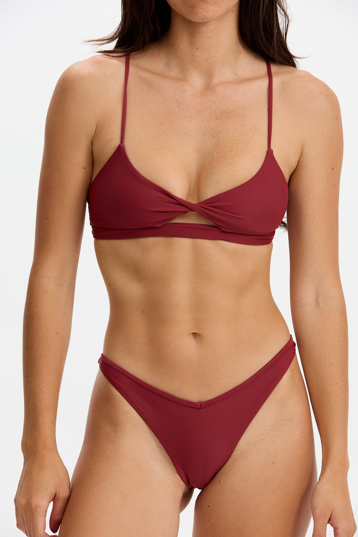 Heather Top - Cherry