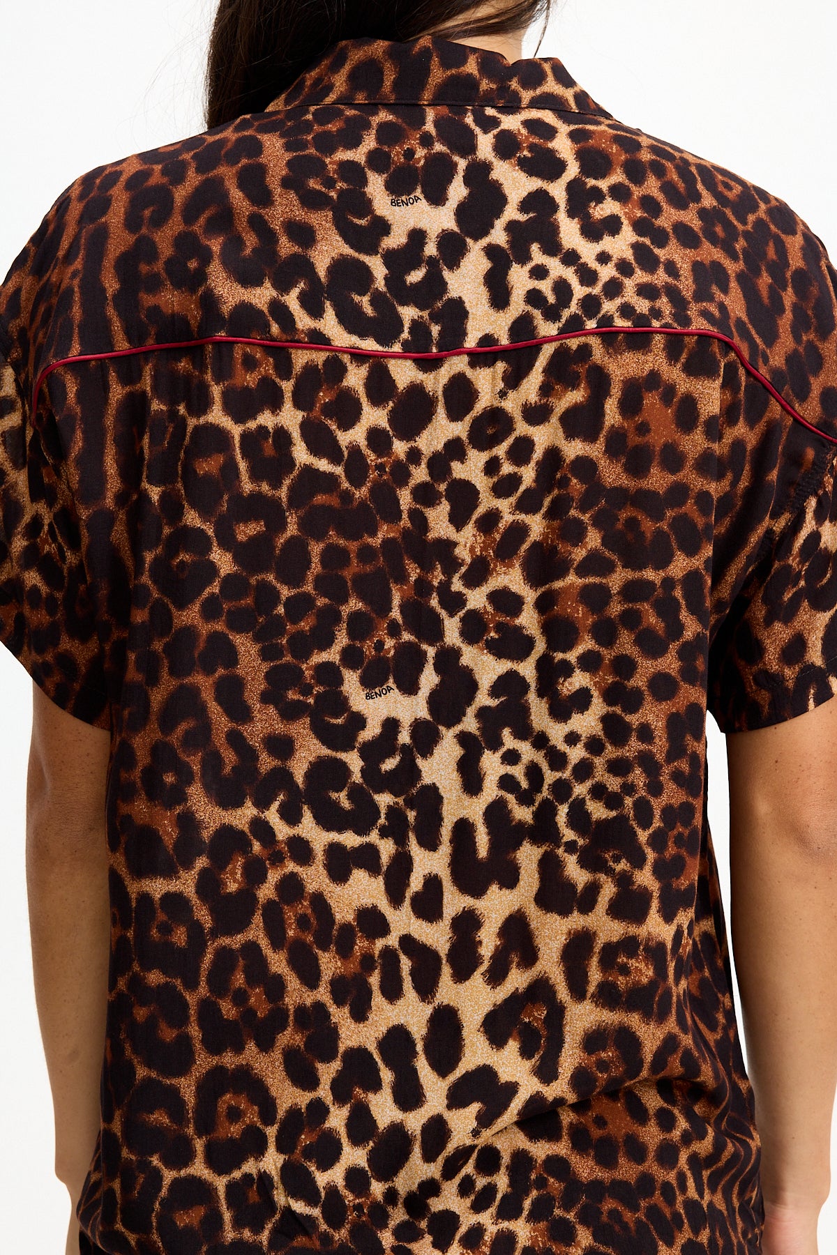 Aloha Shirt Dress - Digital Leopard