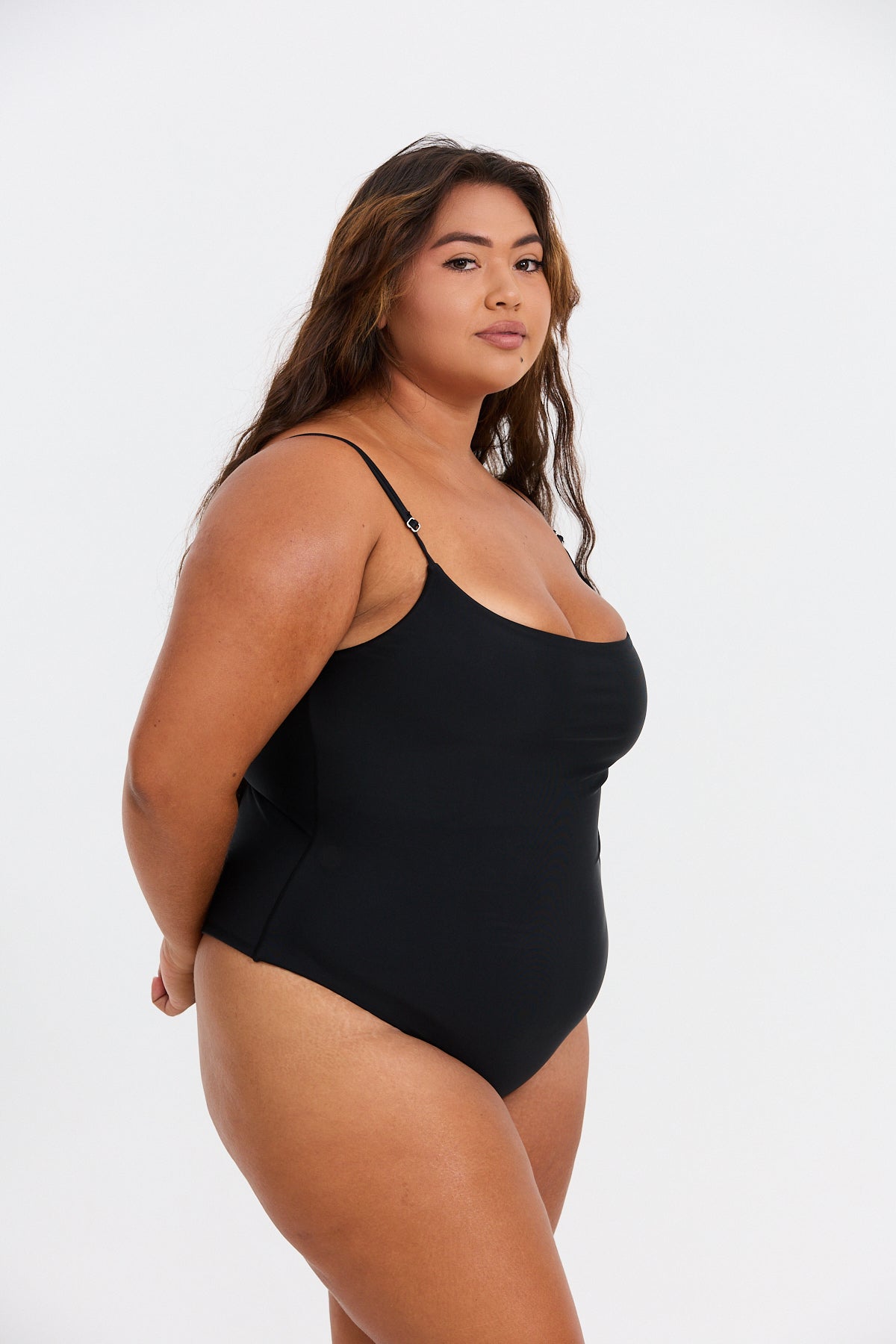 Makenna Curve One Piece - Black