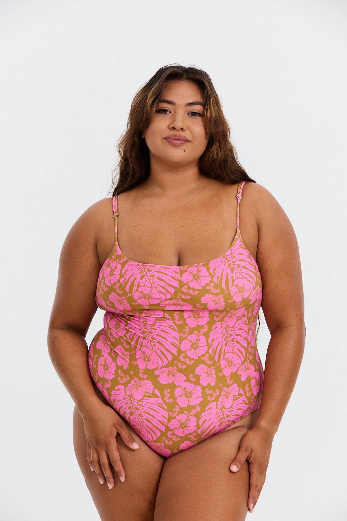 Makenna Curve One Piece - Garden