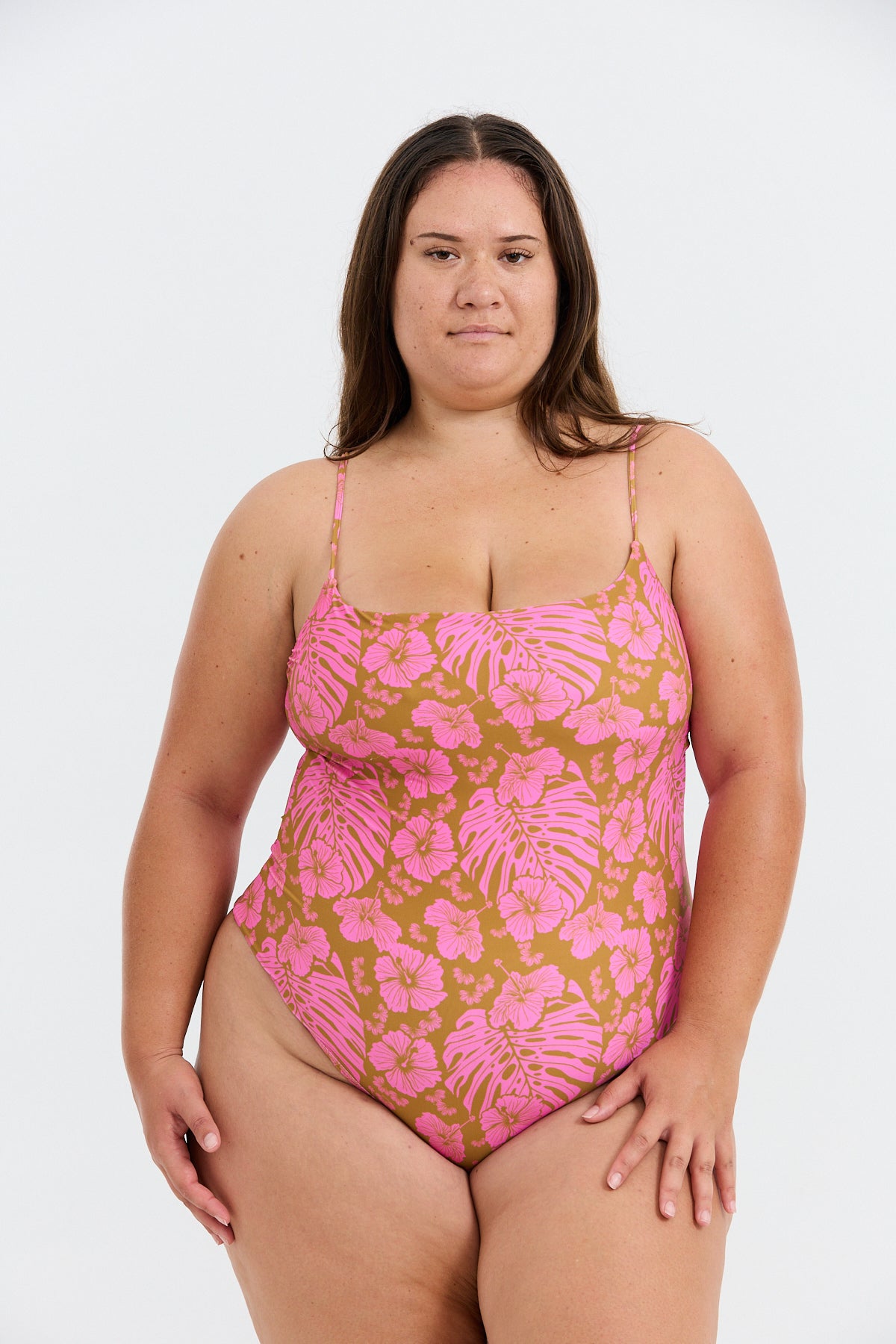 Makenna Curve One Piece - Garden