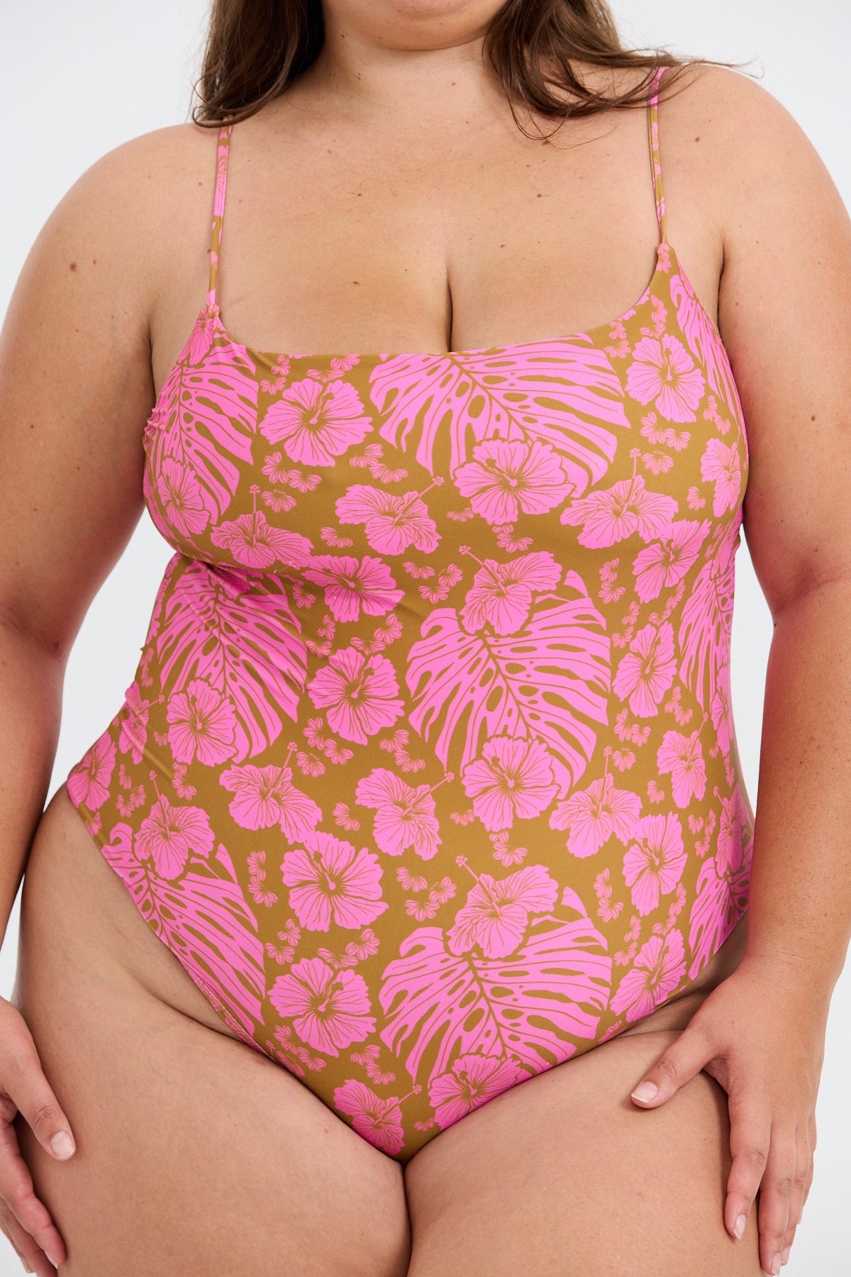Makenna Curve One Piece - Garden
