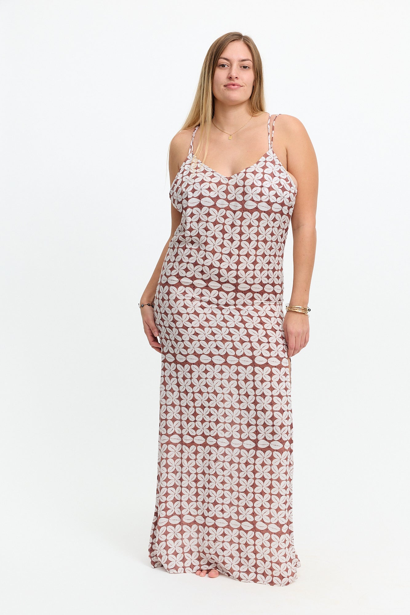 Kahea Maxi Dress 2.0 - Cowrie Basket