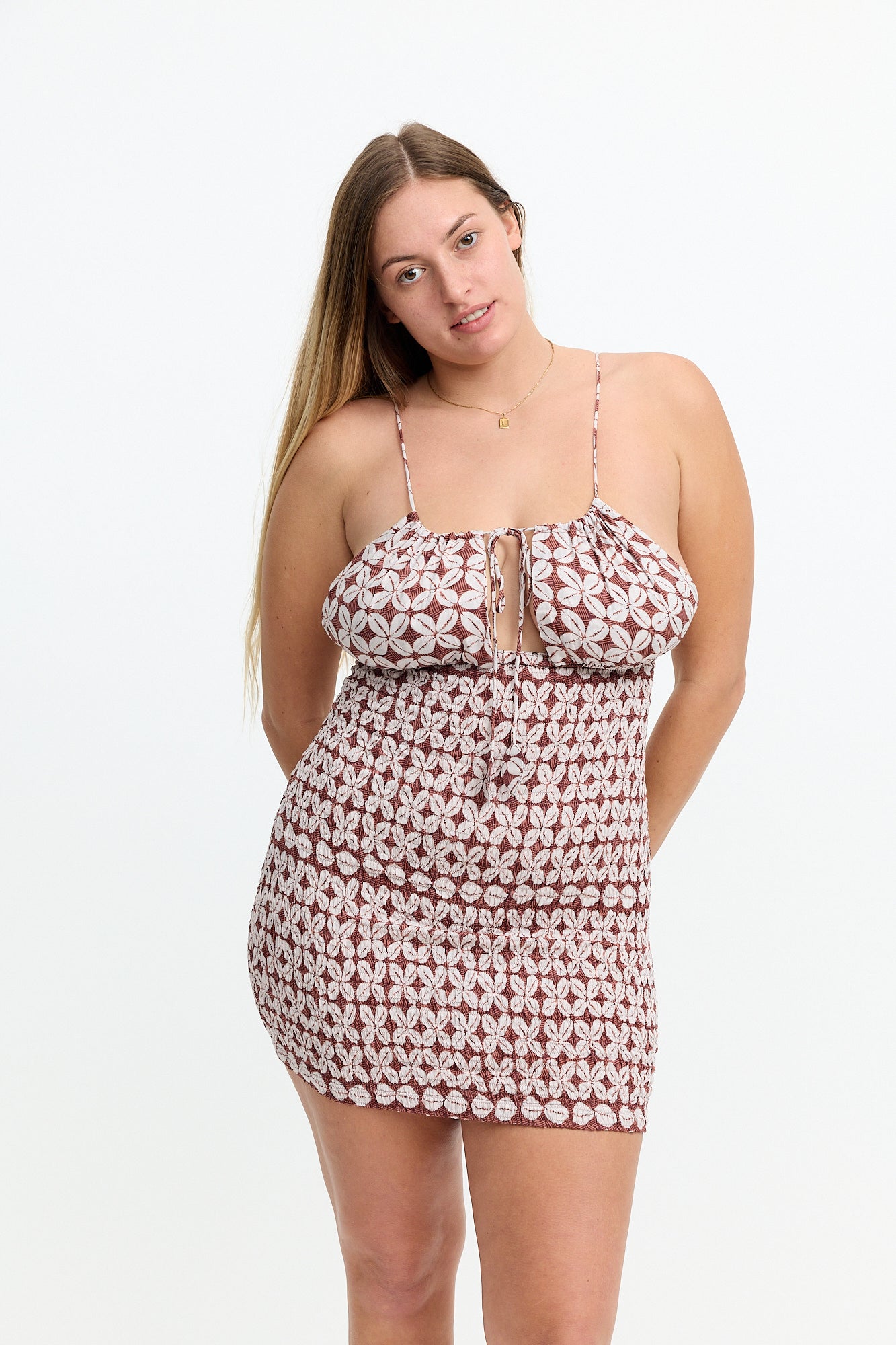 Mai Tai Mini Dress - Cowrie Basket