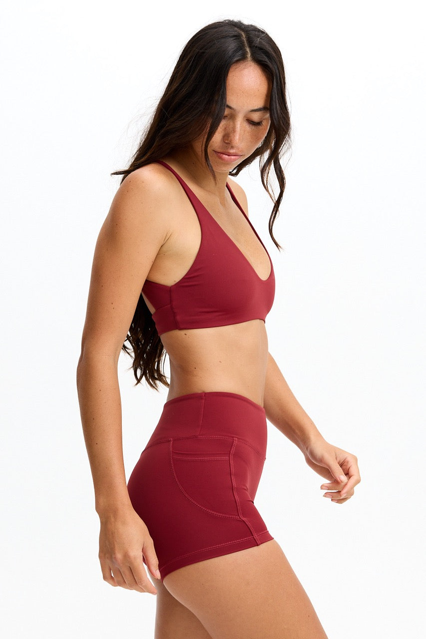 2.5" Booty Short - Cherry