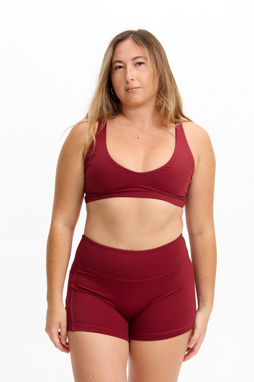 2.5" Booty Short - Cherry
