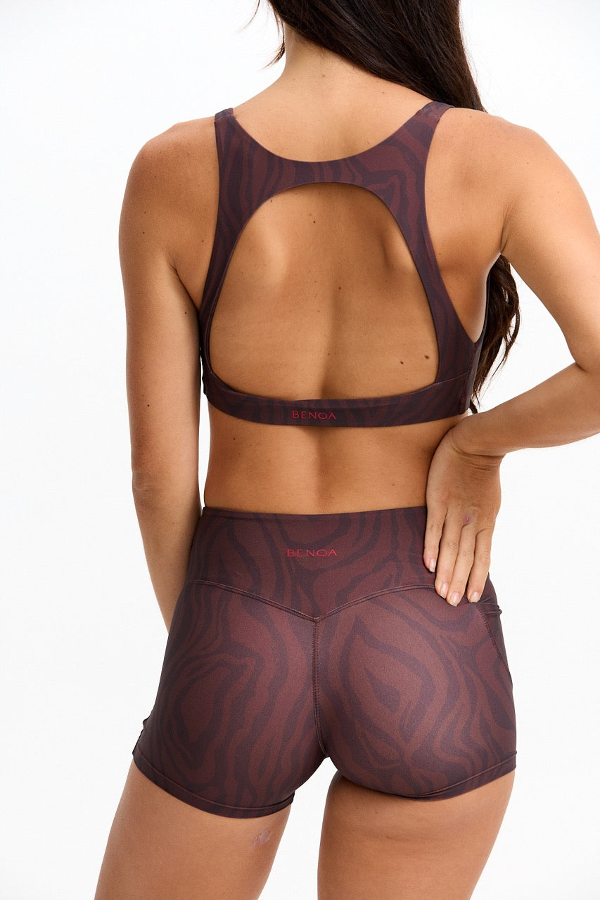2.5" Booty Short - Chocolate Zebra