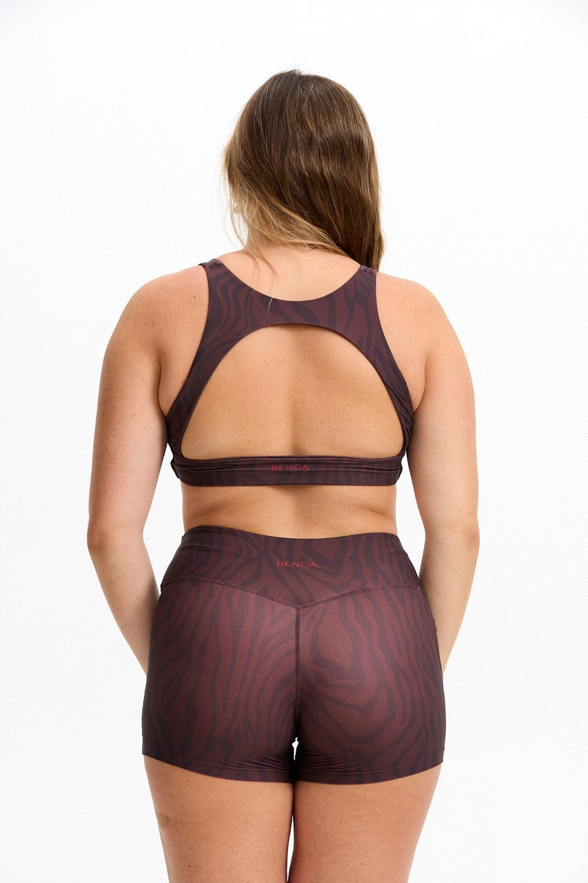 2.5" Booty Short - Chocolate Zebra