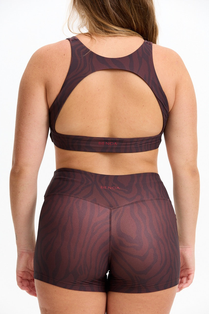 2.5" Booty Short - Chocolate Zebra