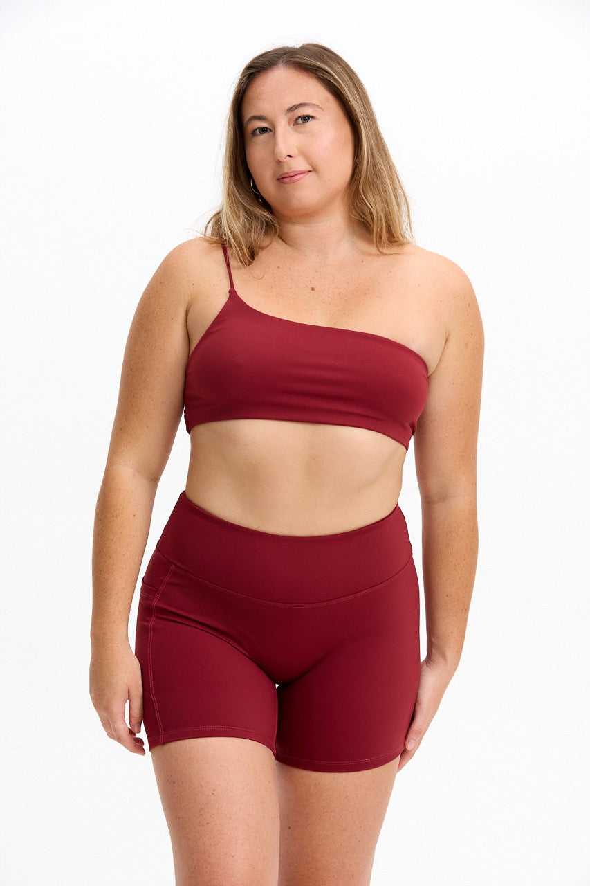 4" Biker Short - Cherry
