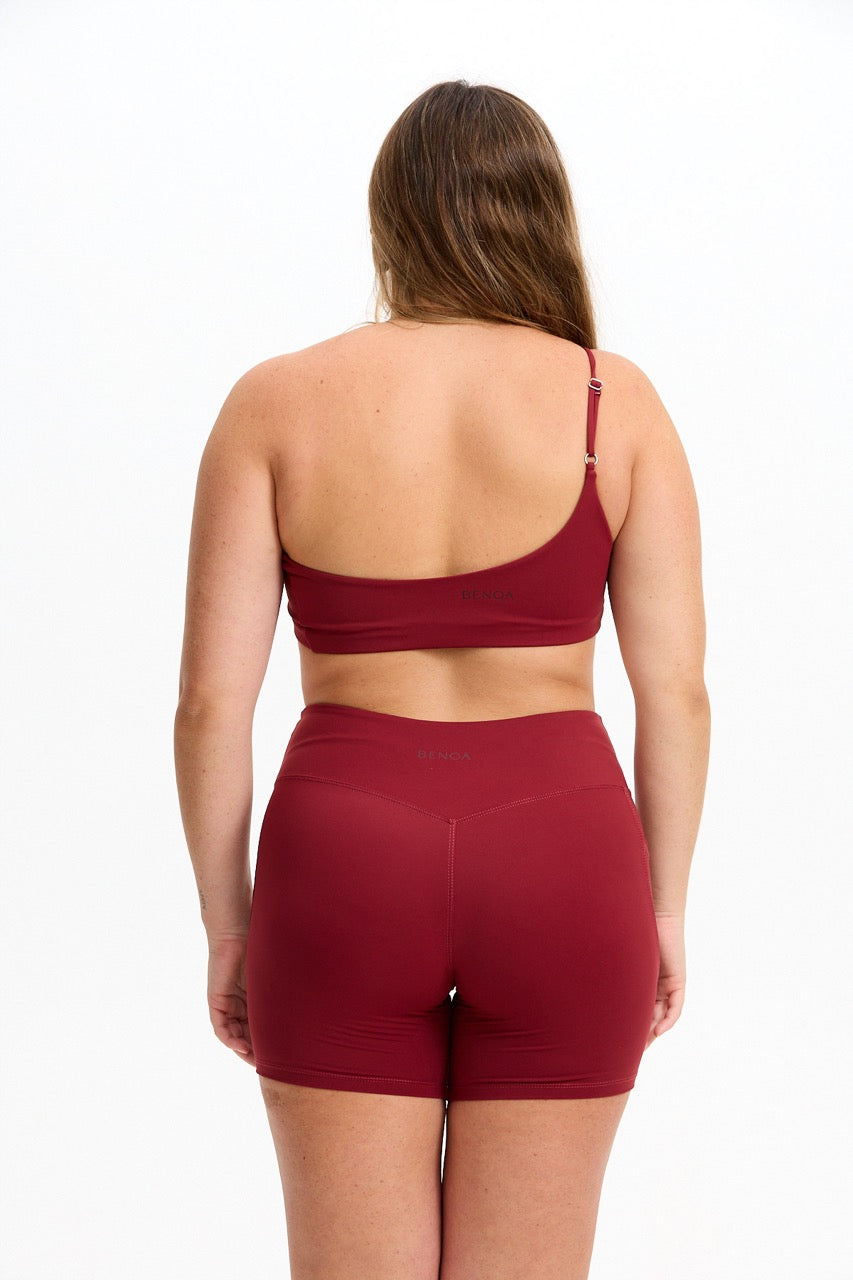 4" Biker Short - Cherry