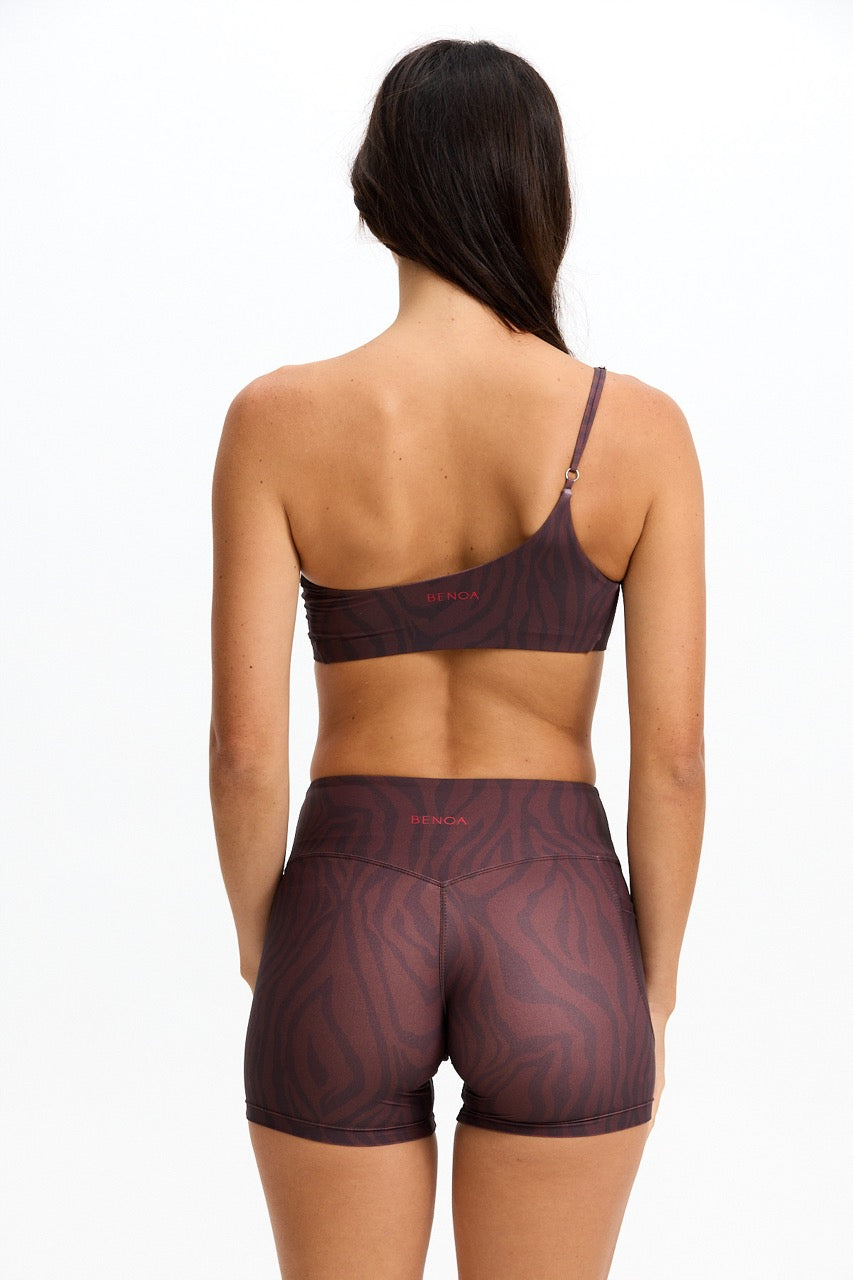 4" Biker Short - Chocolate Zebra
