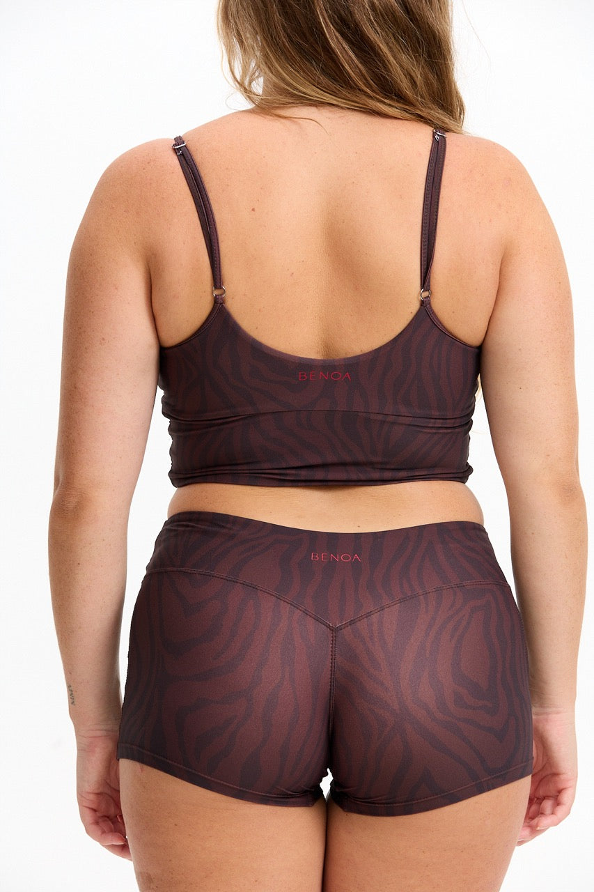 Active Tank - Chocolate Zebra