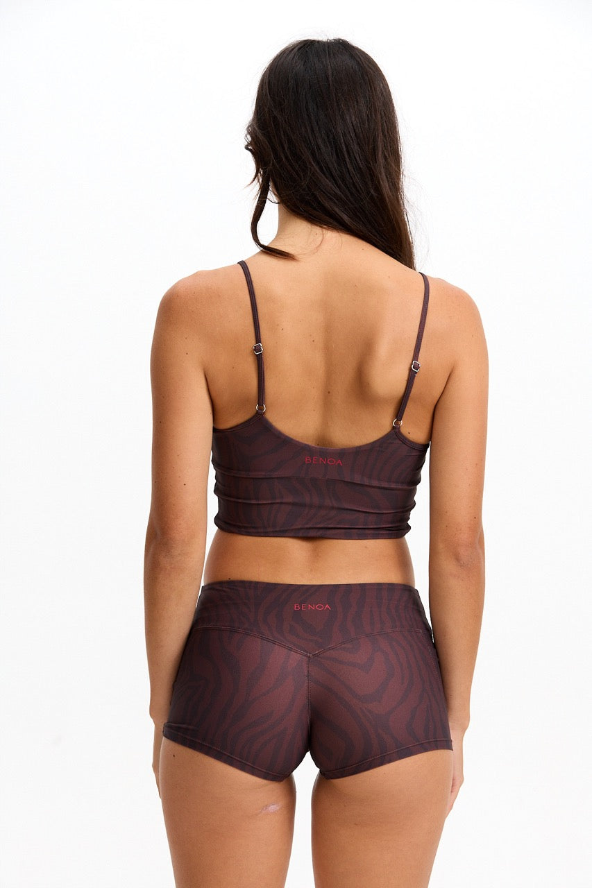 Active Tank - Chocolate Zebra