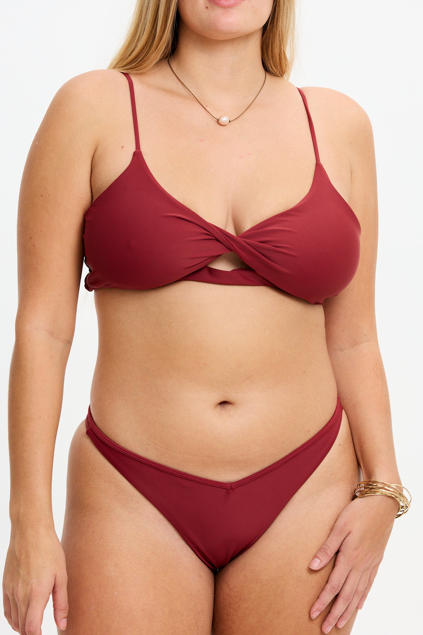 Heather Top - Cherry