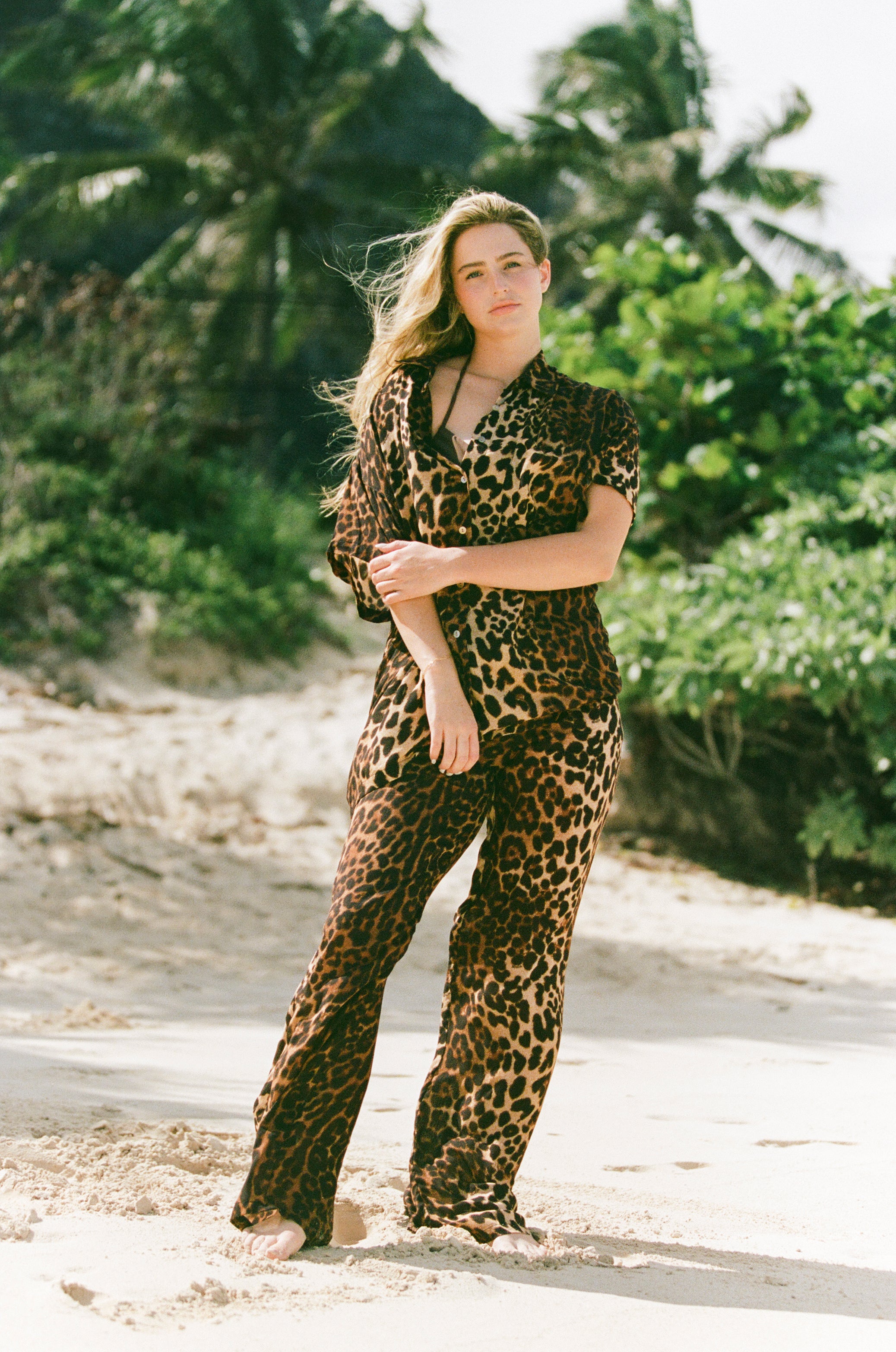 Coco Pants - Digital Leopard