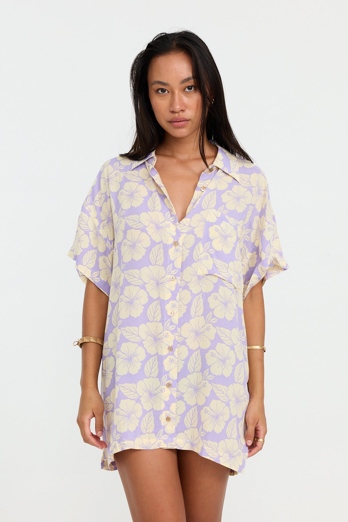 Aloha Shirt Dress - Aokis