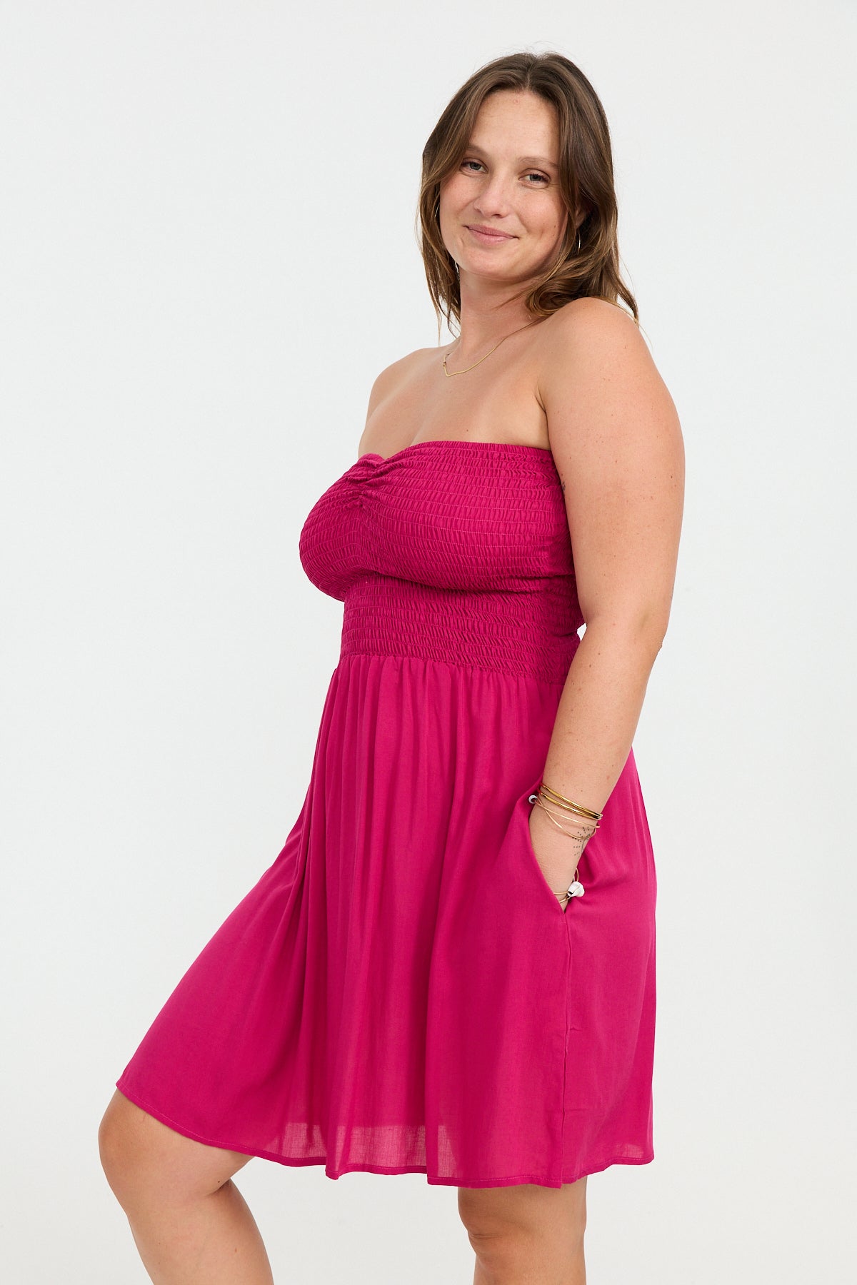 Caitie Mini Dress - Ginger