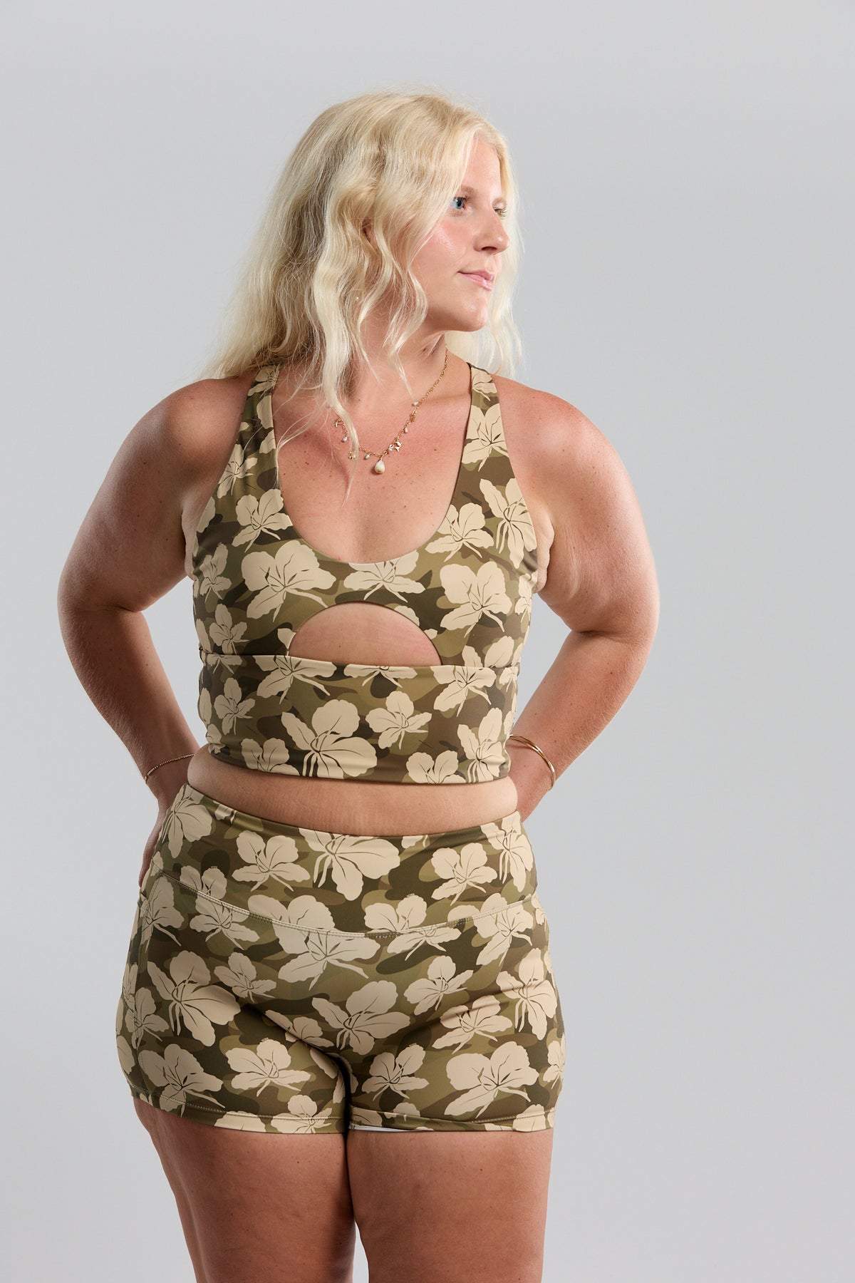 2.5" Booty Short - Camo Ginger