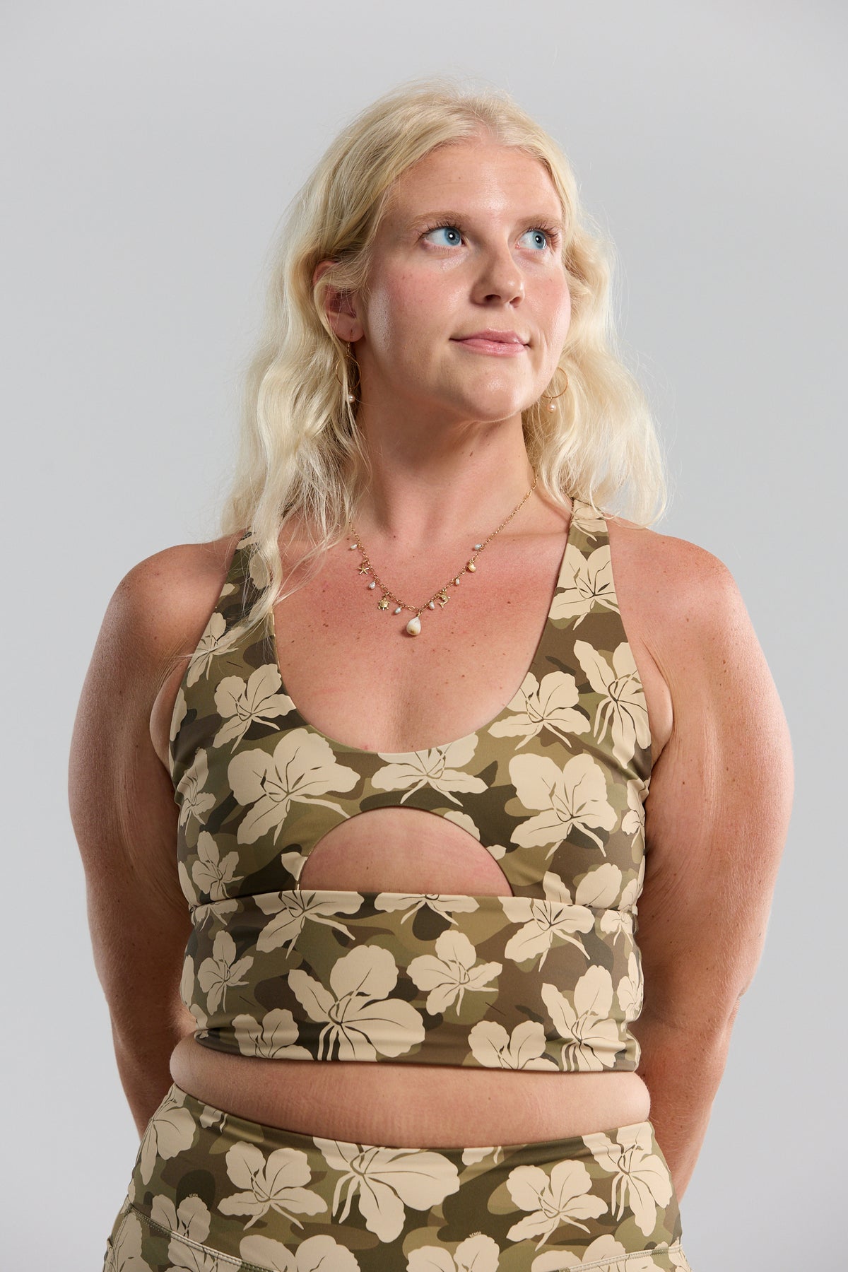 Emily Active Tank - Camo Ginger