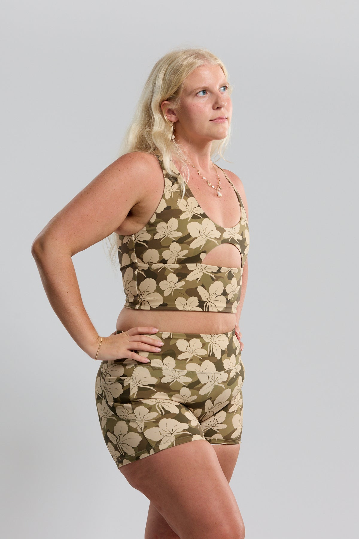 Emily Active Tank - Camo Ginger