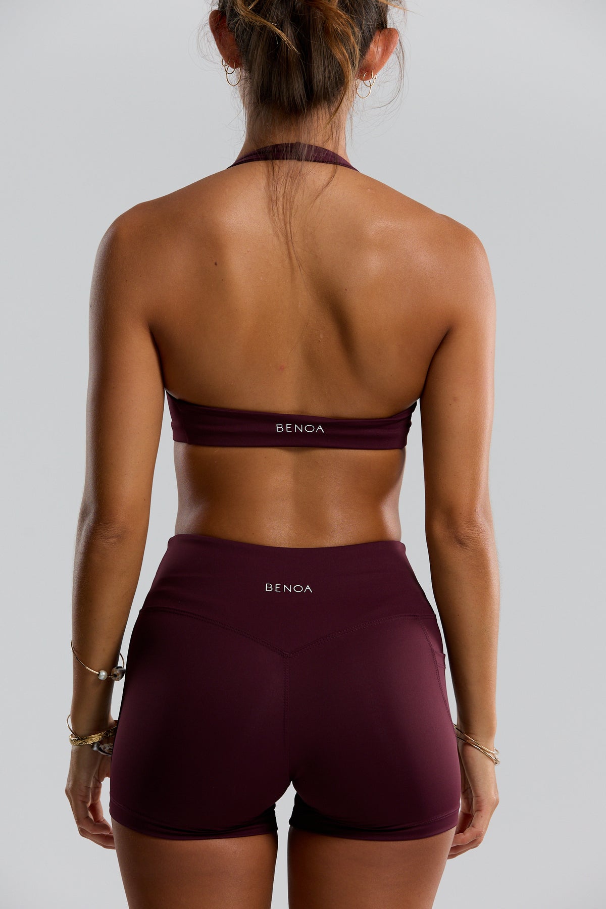 Plunge Sports Bra - Plum