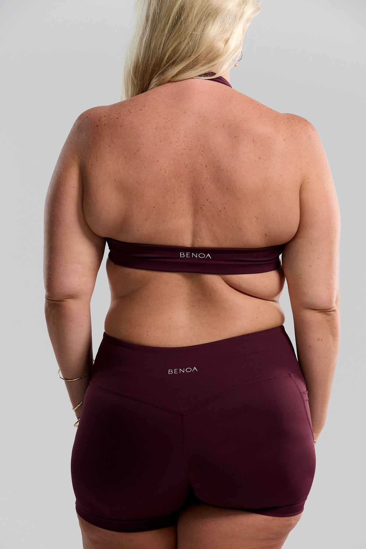 Plunge Sports Bra - Plum