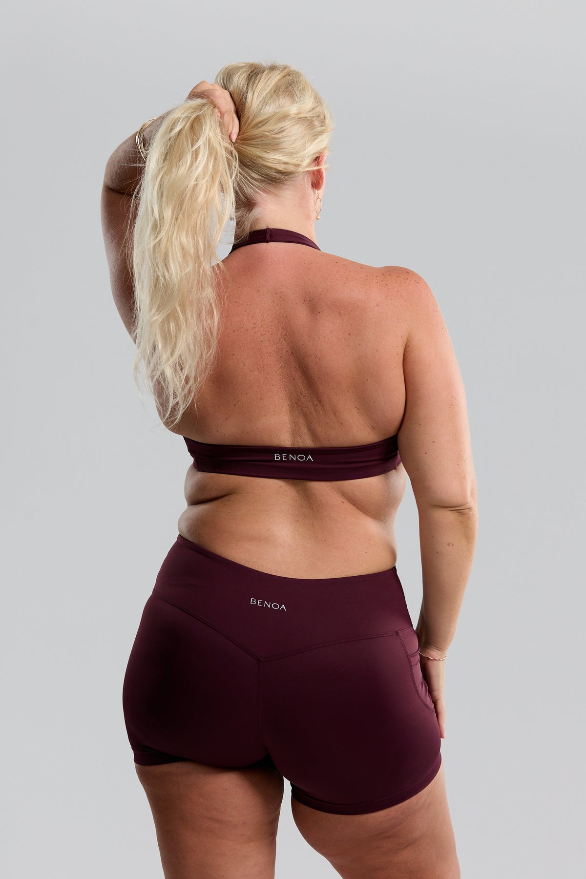 Plunge Sports Bra - Plum