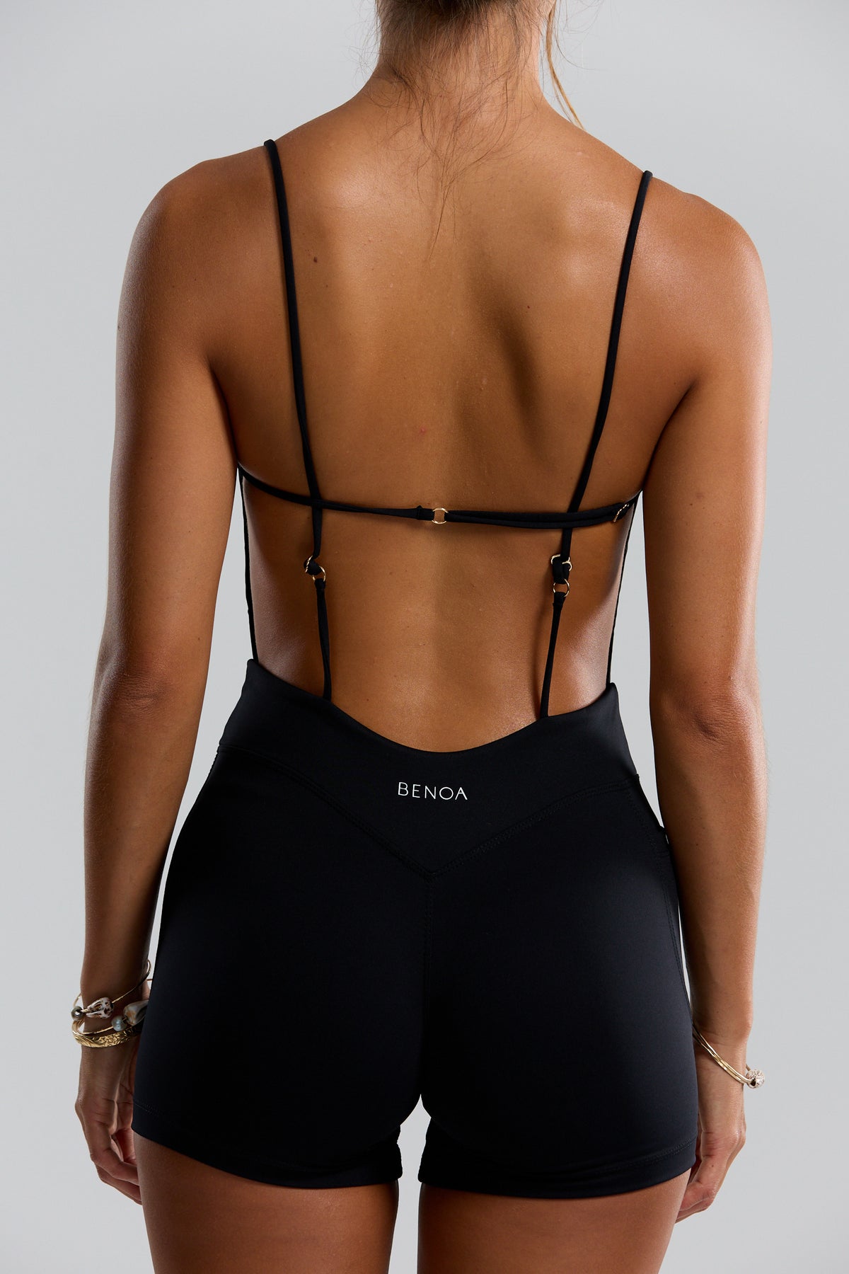 Iwa Active Romper - Black