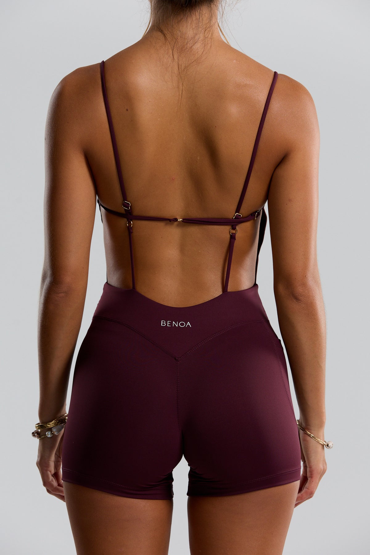 Iwa Active Romper - Plum
