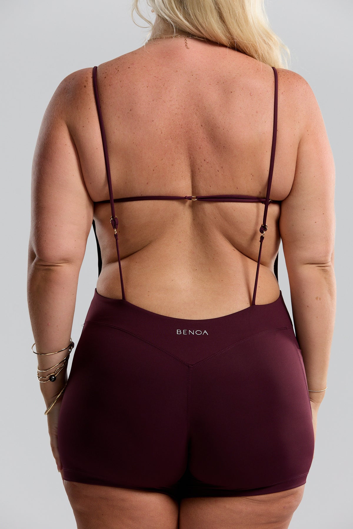 Iwa Active Romper - Plum