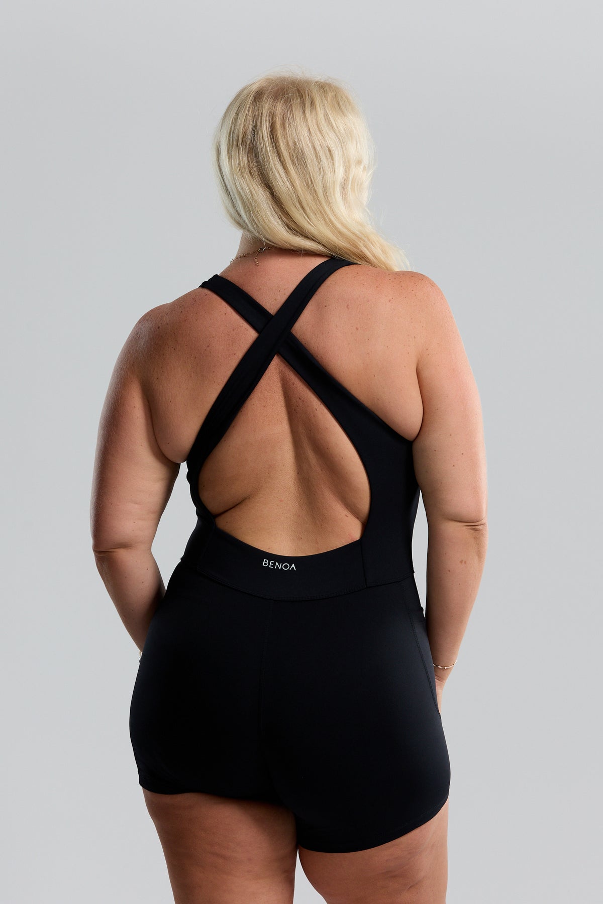 Ava Active Romper - Black