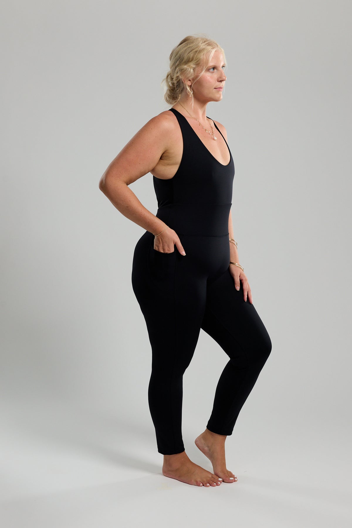 Full On Romper - Black