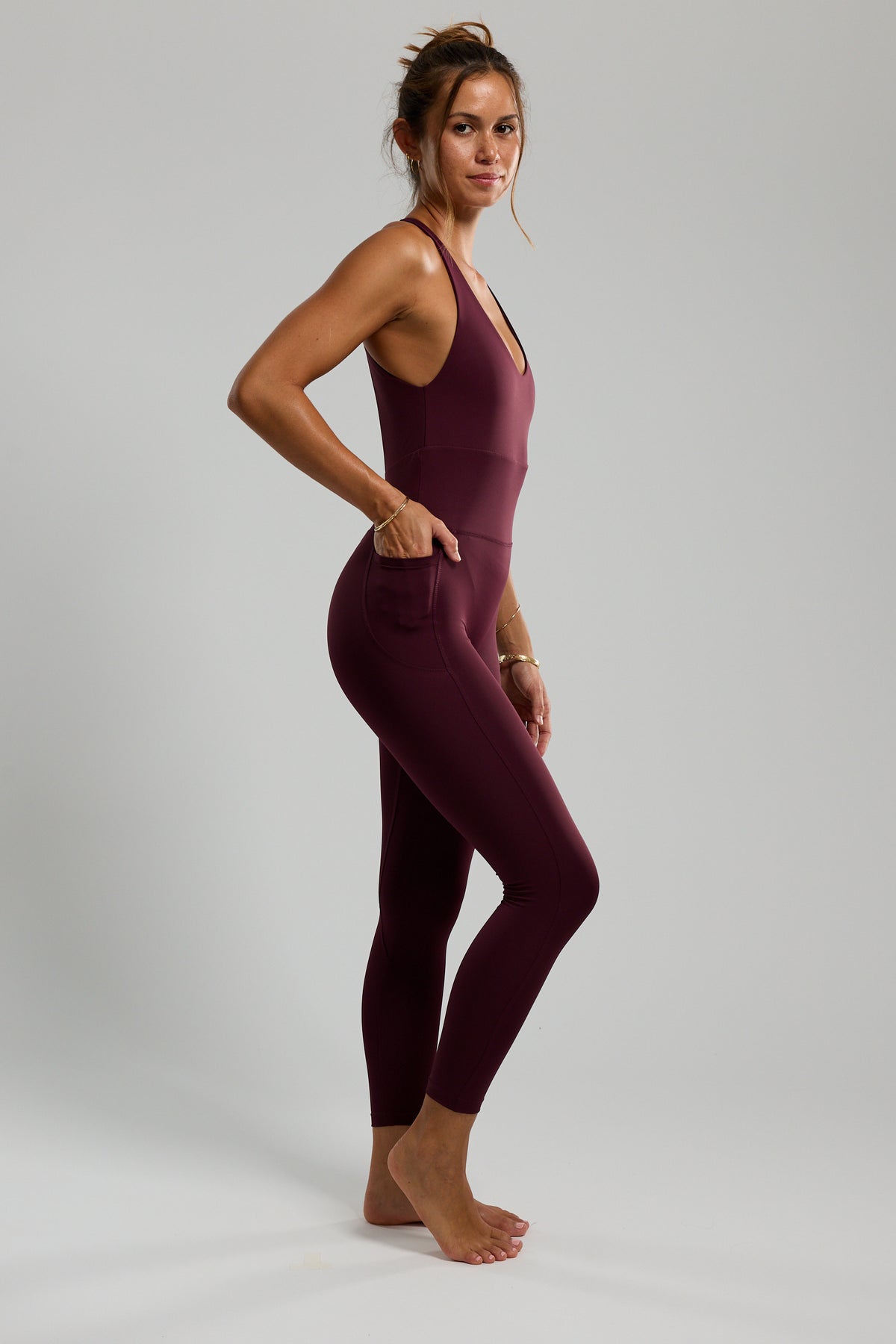 Full On Romper - Plum